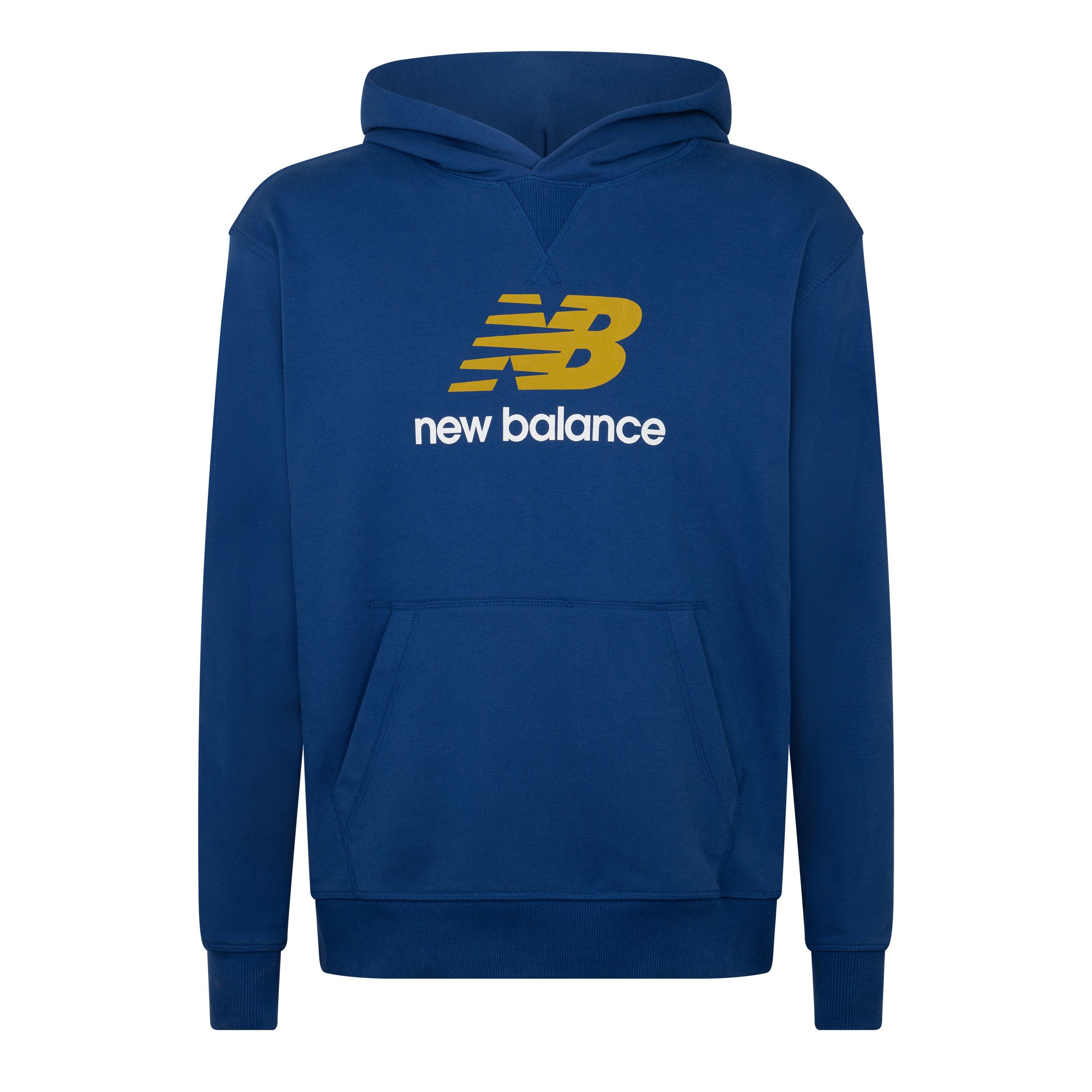 GALAXYBL (GAB) - New Balance - Men's Athletics French Terry Cotton Over the Head Oversized Fit Hoodie - 1