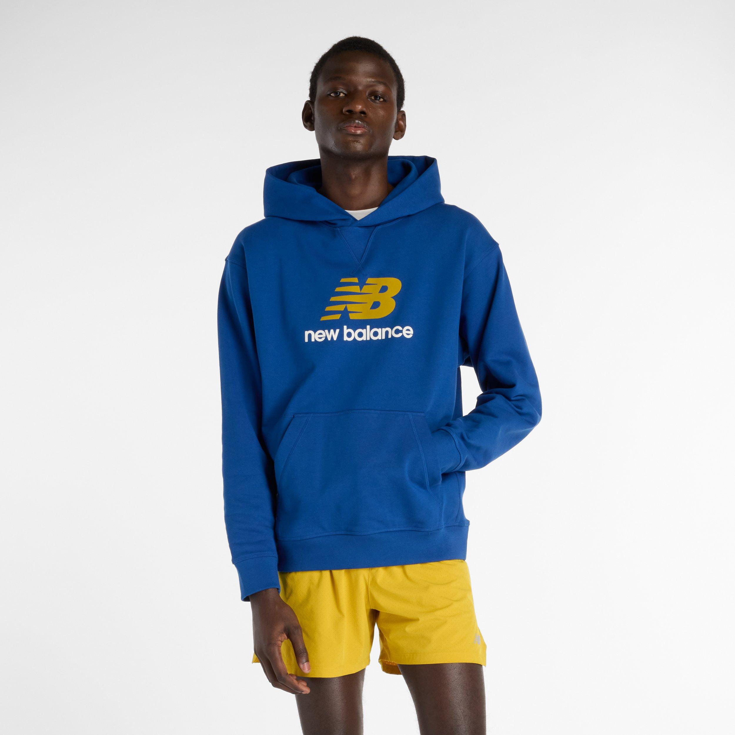 GALAXYBL (GAB) - New Balance - Men's Athletics French Terry Cotton Over the Head Oversized Fit Hoodie - 3