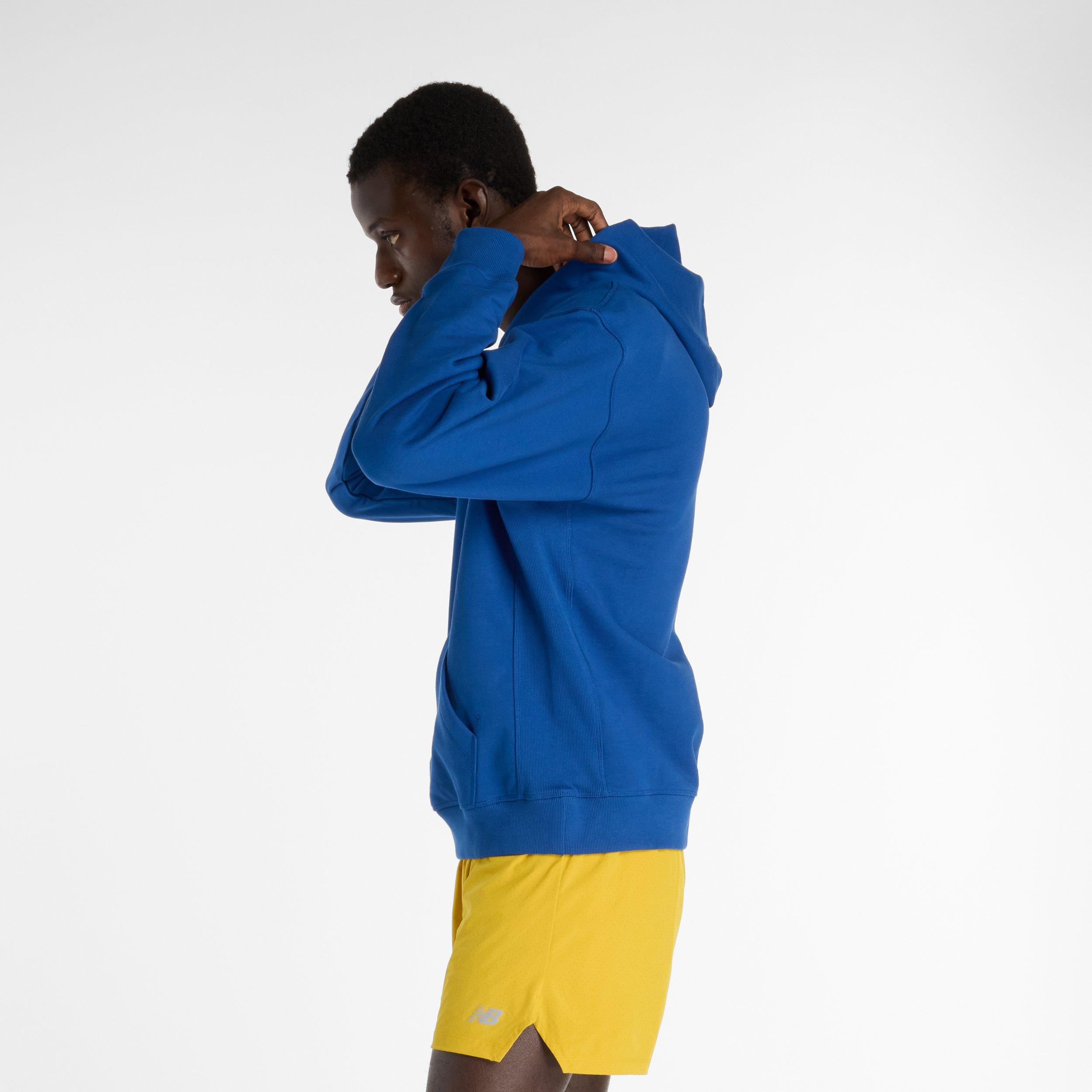 GALAXYBL (GAB) - New Balance - Men's Athletics French Terry Cotton Over the Head Oversized Fit Hoodie - 4
