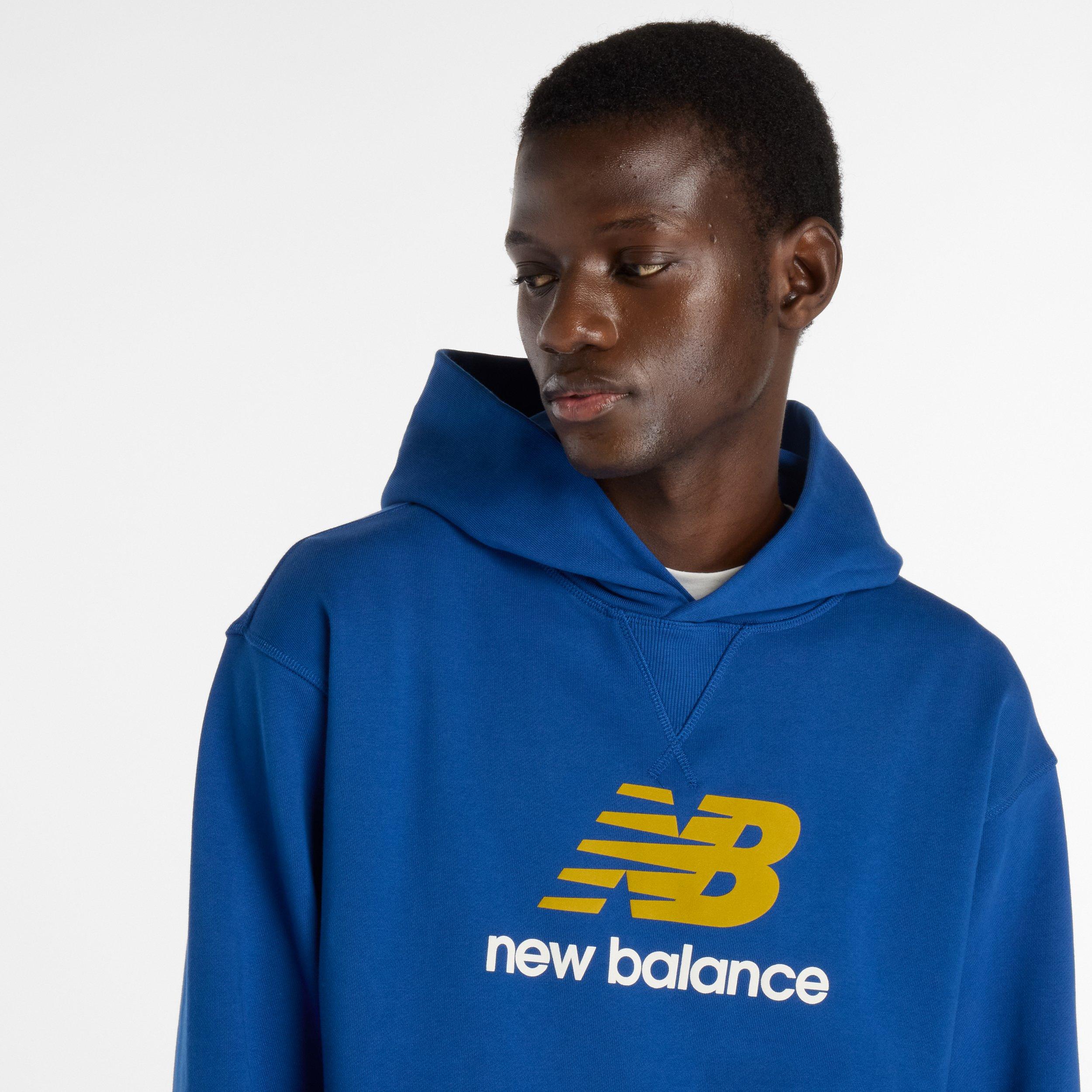 GALAXYBL (GAB) - New Balance - Men's Athletics French Terry Cotton Over the Head Oversized Fit Hoodie - 6
