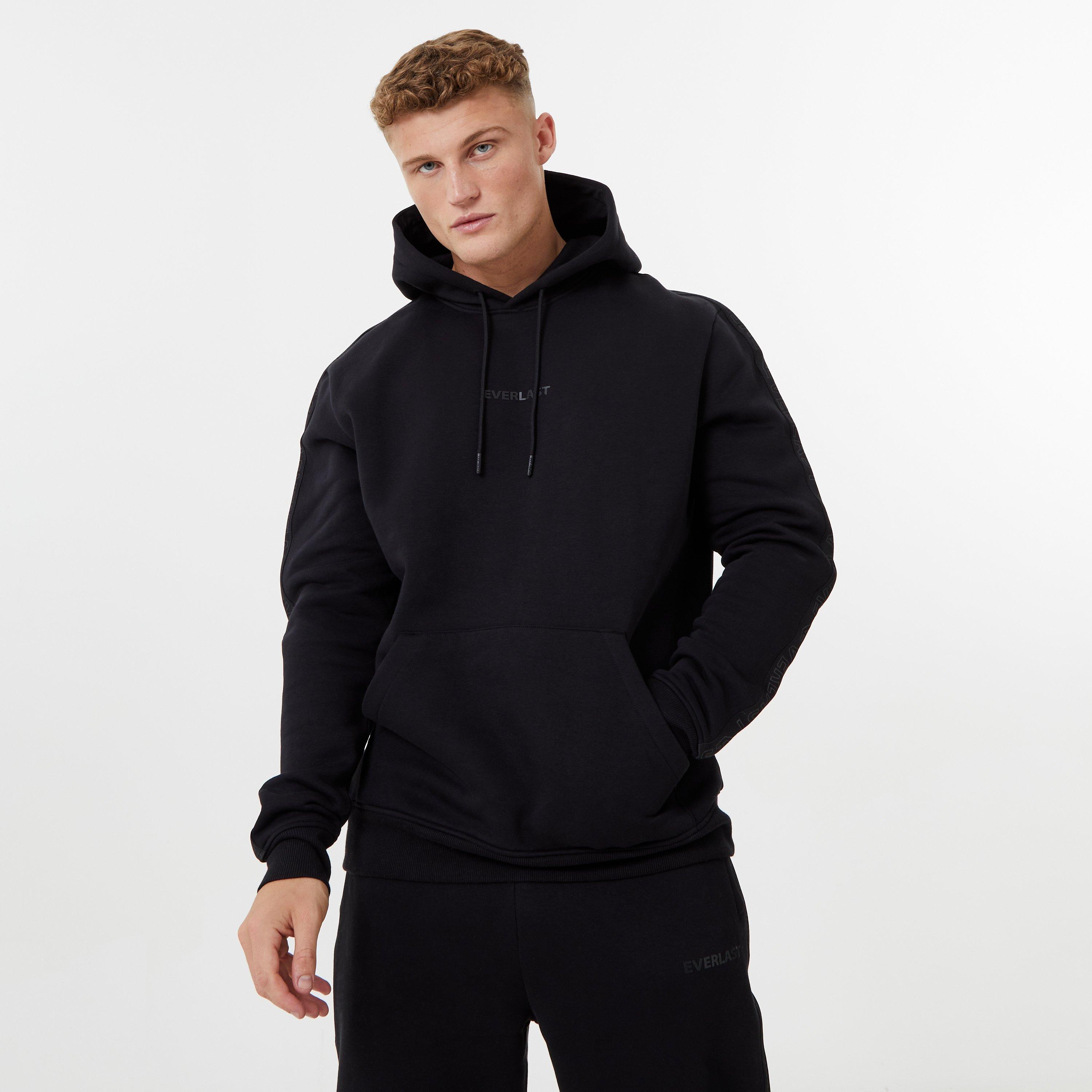 Black - Everlast - Taped Hoodie - 1