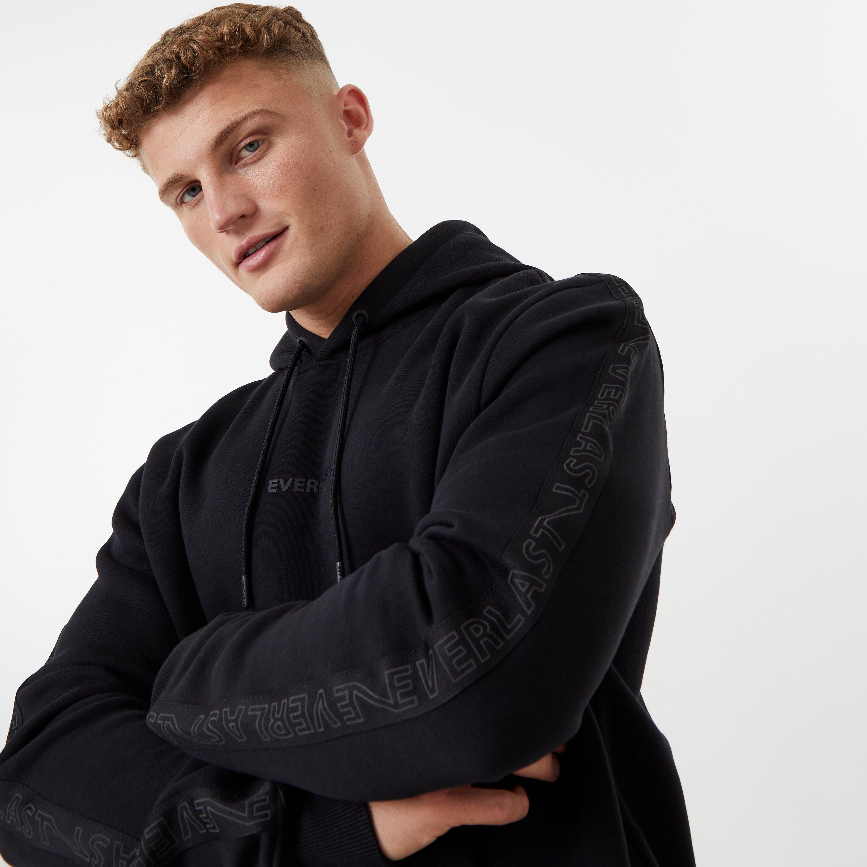 Black - Everlast - Taped Hoodie - 3