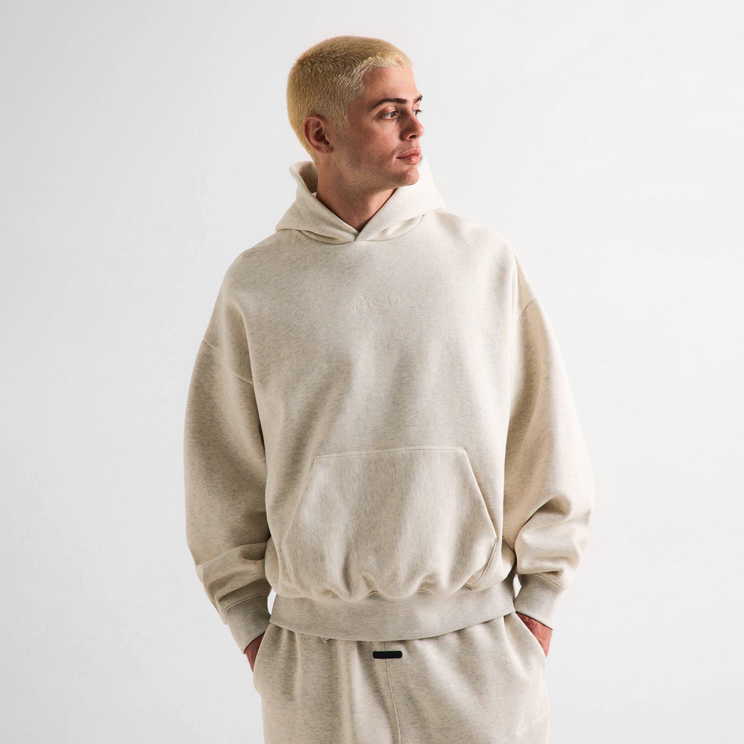 Oatmeal - Fear Of God Essentials - Men's Overhead Hoodie - 3