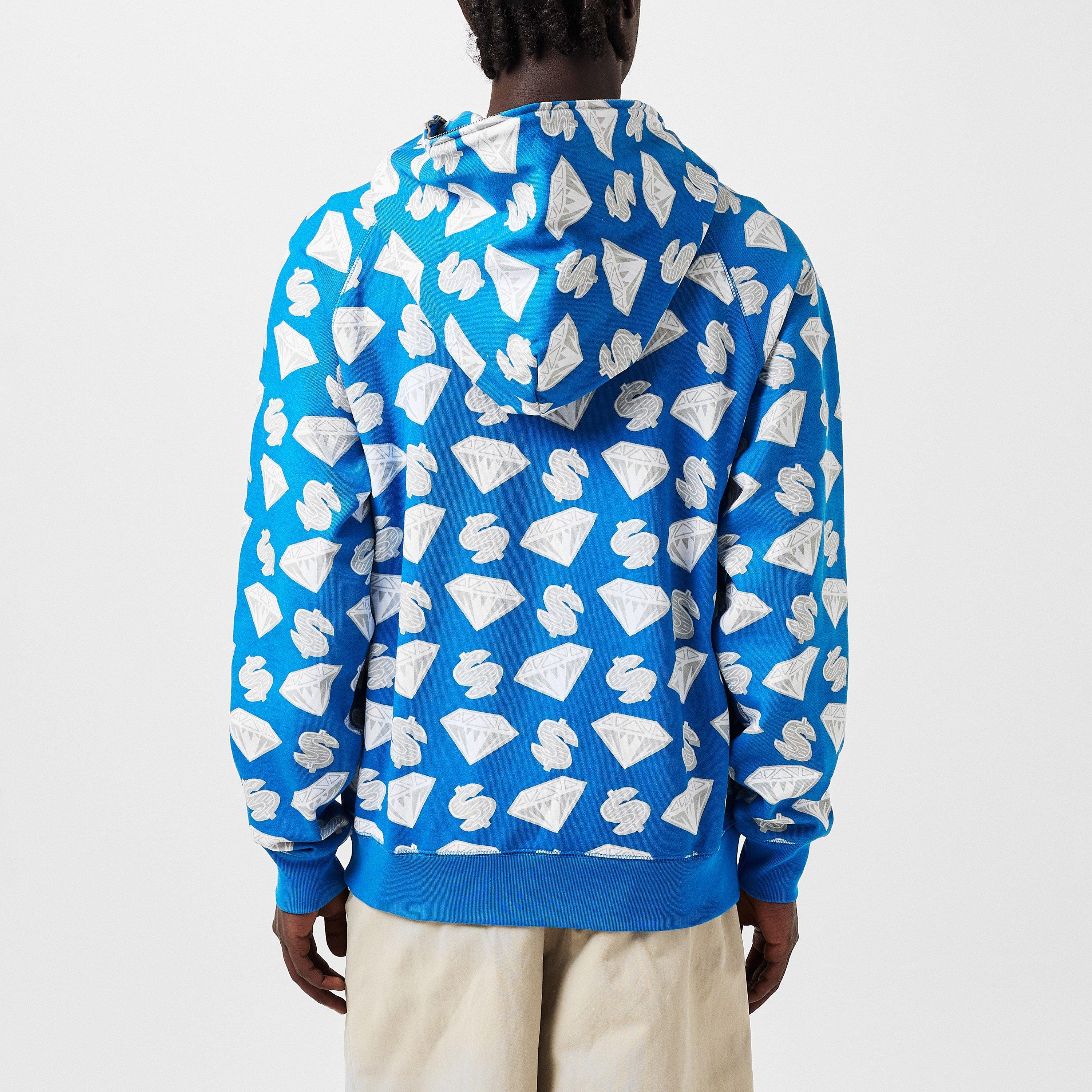 Blue - Billionaire Boys Club - Men's Diamonds and Dollars Hoodie - 4