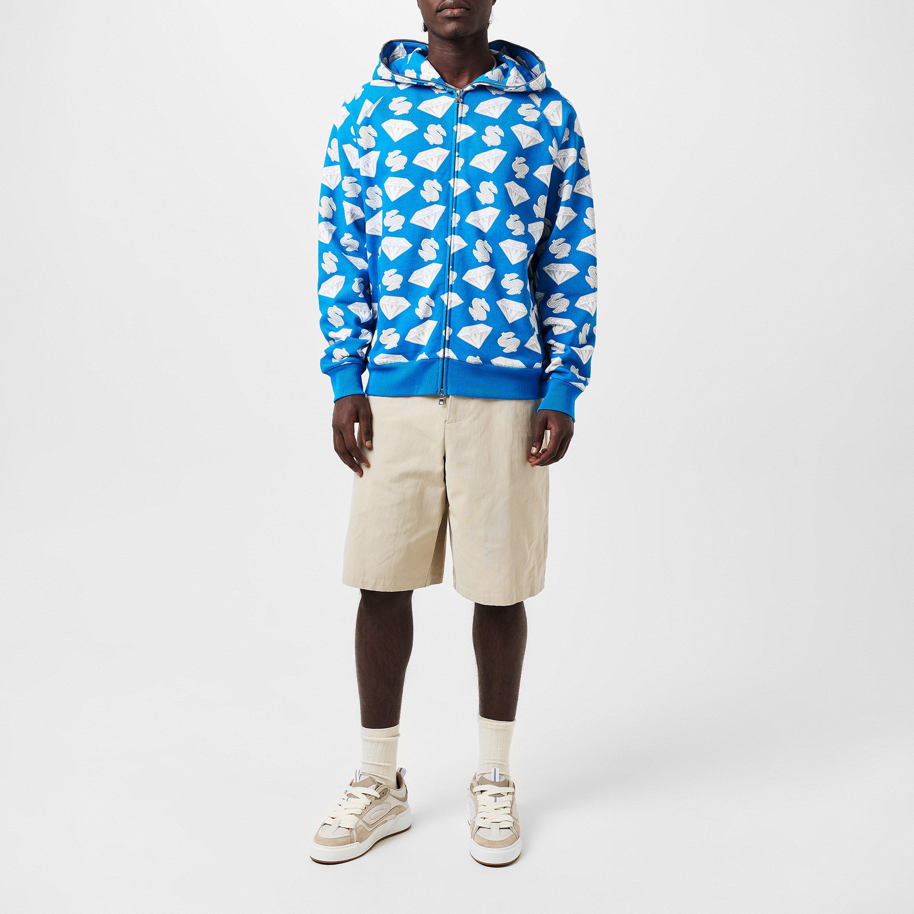 Blue - Billionaire Boys Club - Men's Diamonds and Dollars Hoodie - 5