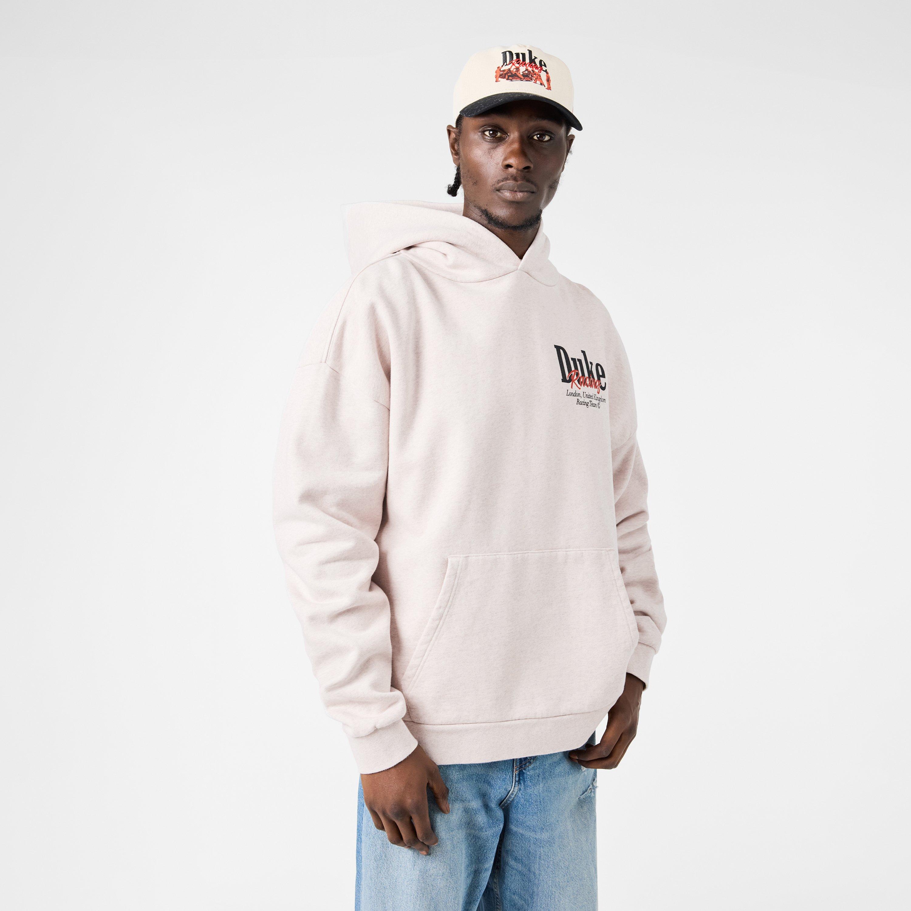 Oat Marl - Duke and Dexter - Men's Pull Over Hoodie - 3