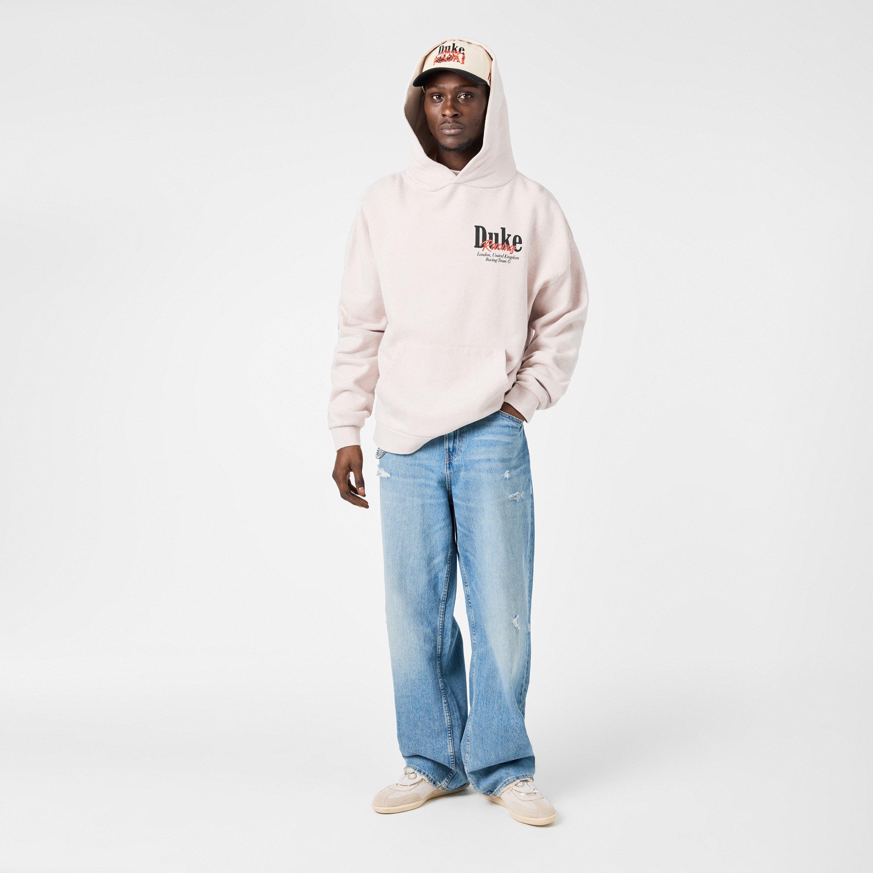 Oat Marl - Duke and Dexter - Men's Pull Over Hoodie - 6