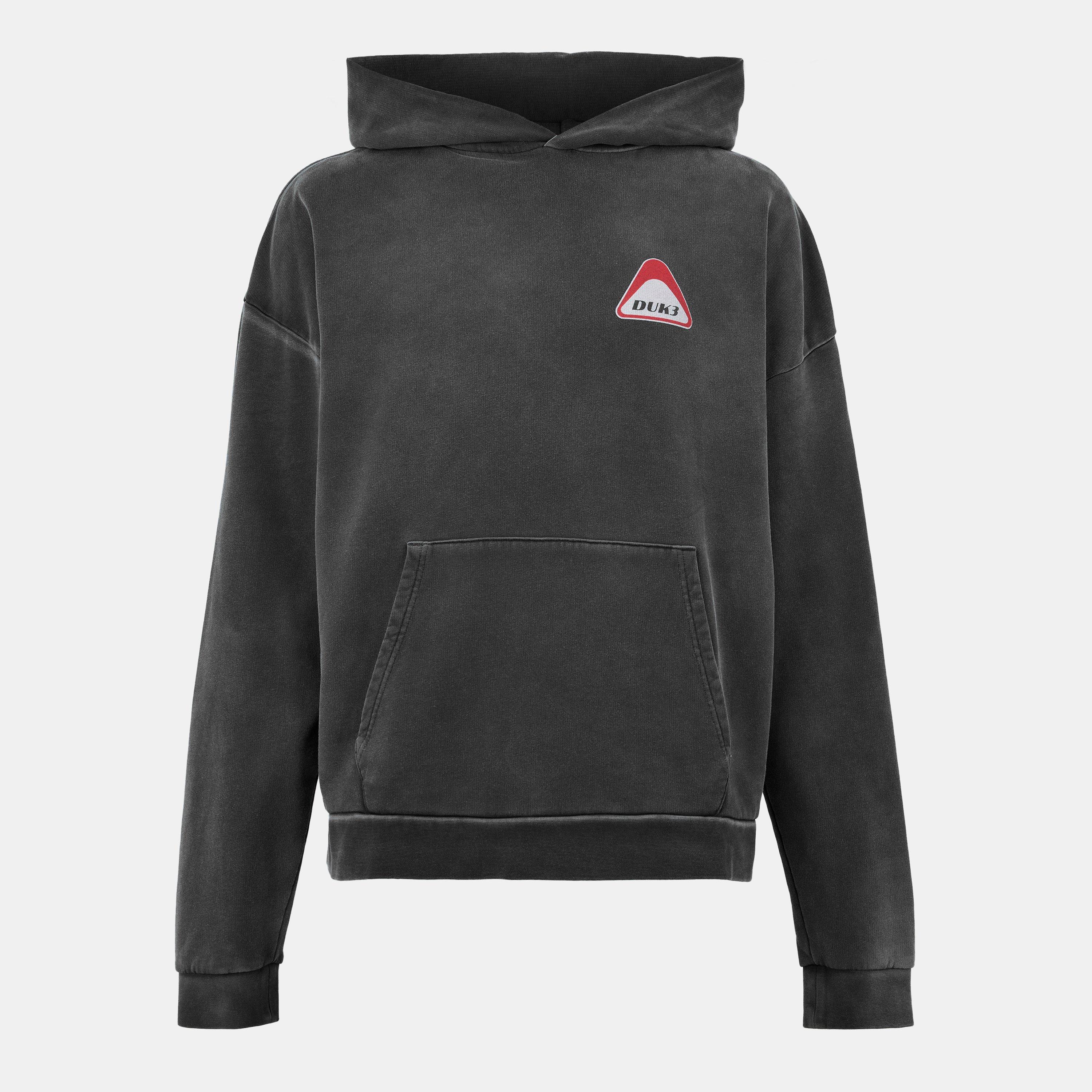 Vintage Black - Duke and Dexter - Men's Pull Over Hoodie - 1