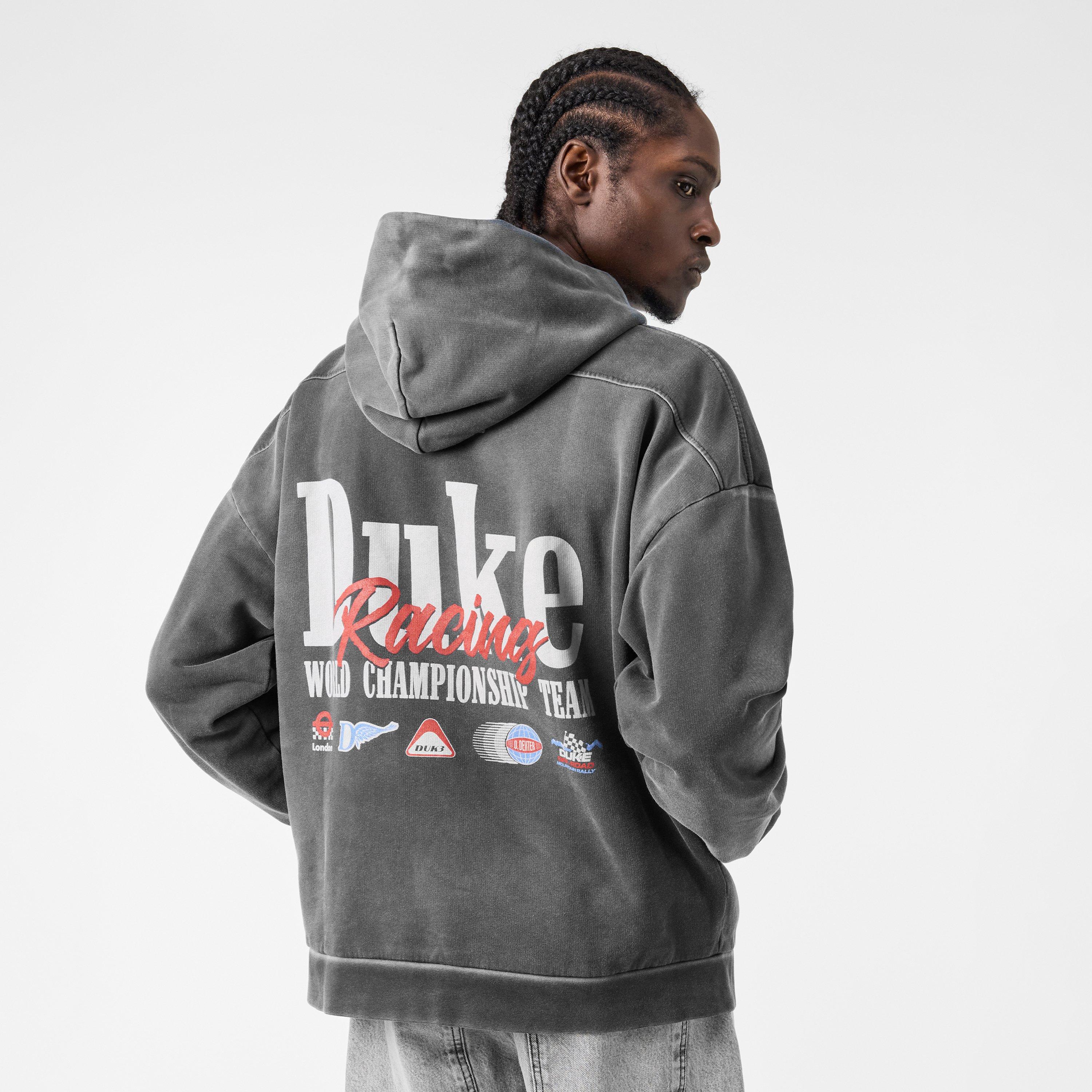 Vintage Black - Duke and Dexter - Men's Over the Head Hoodie - 4