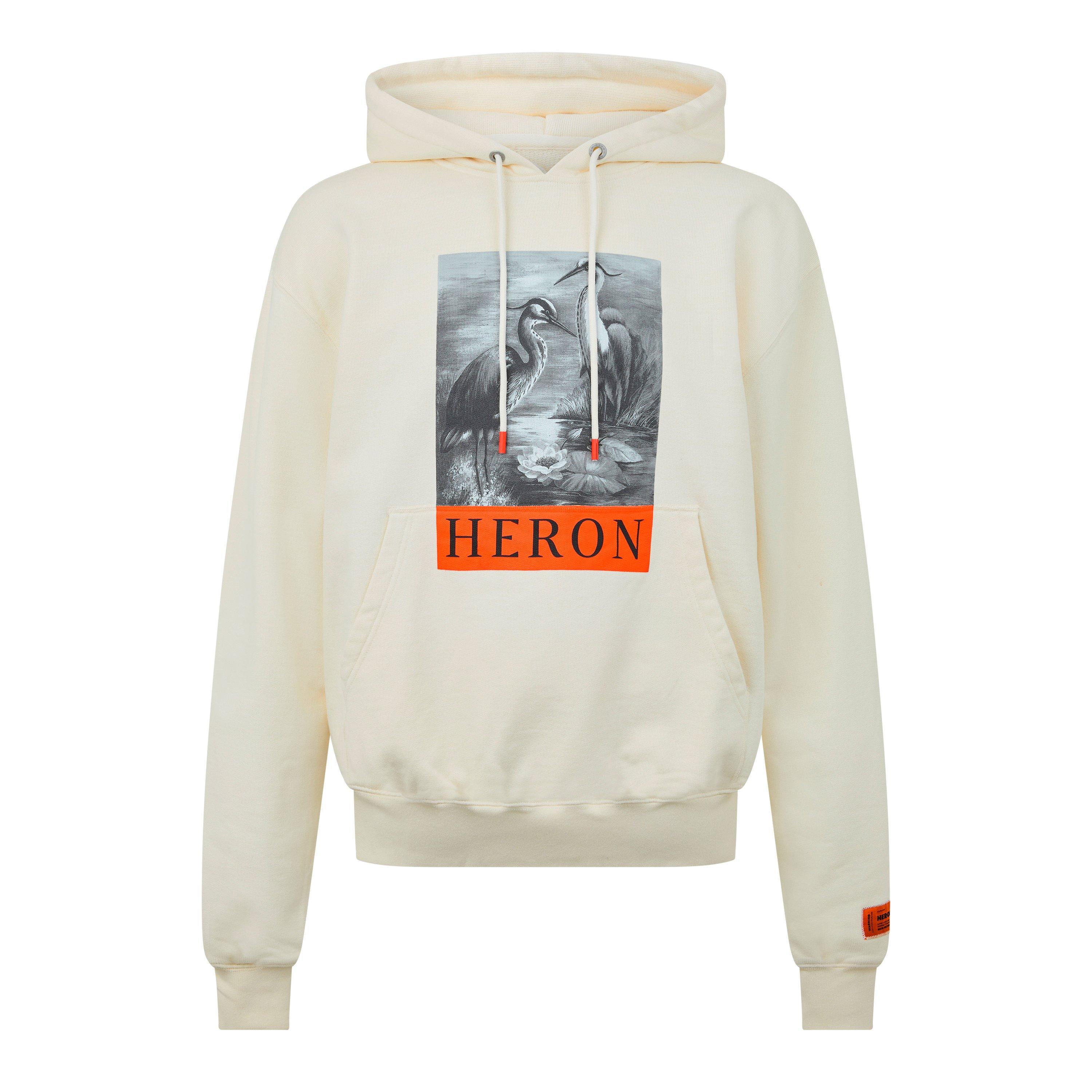 White/Black - Heron Preston - Men's Logo Hoodie - 5