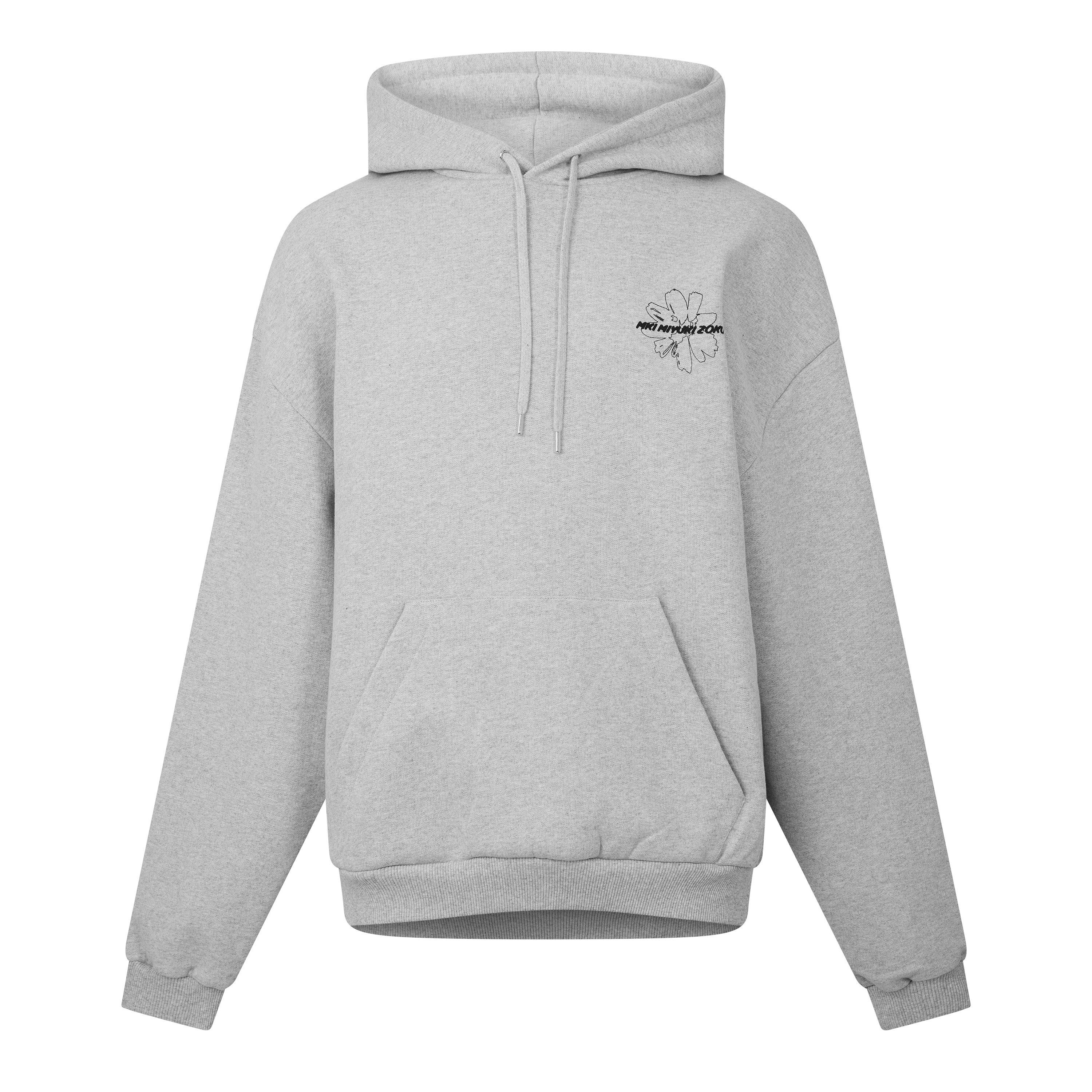 Grey - MKI MIYUKI ZOKU - MKI Wildflower Hoody Sn64 - 1