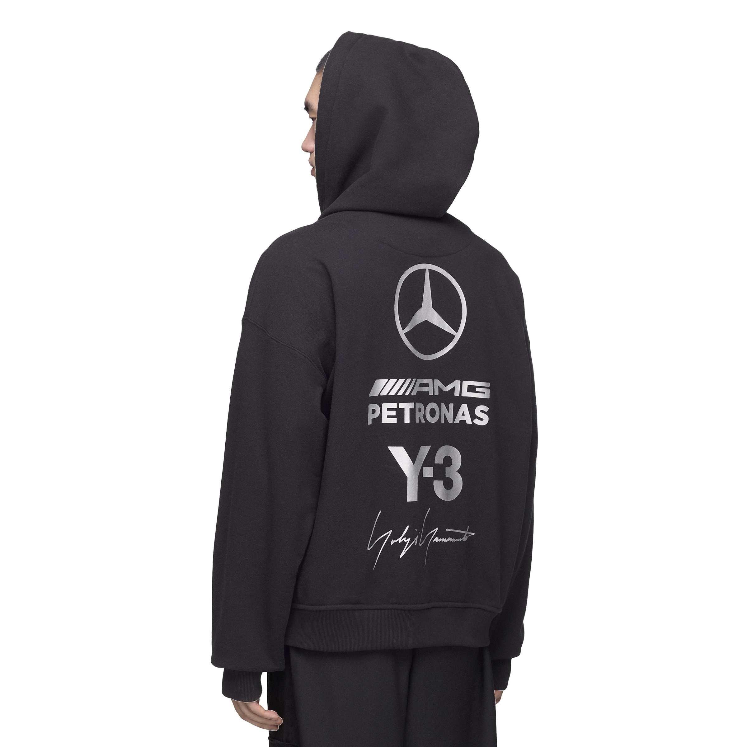 Black - Y3 - Men's F1 Zip Hoodie - 3