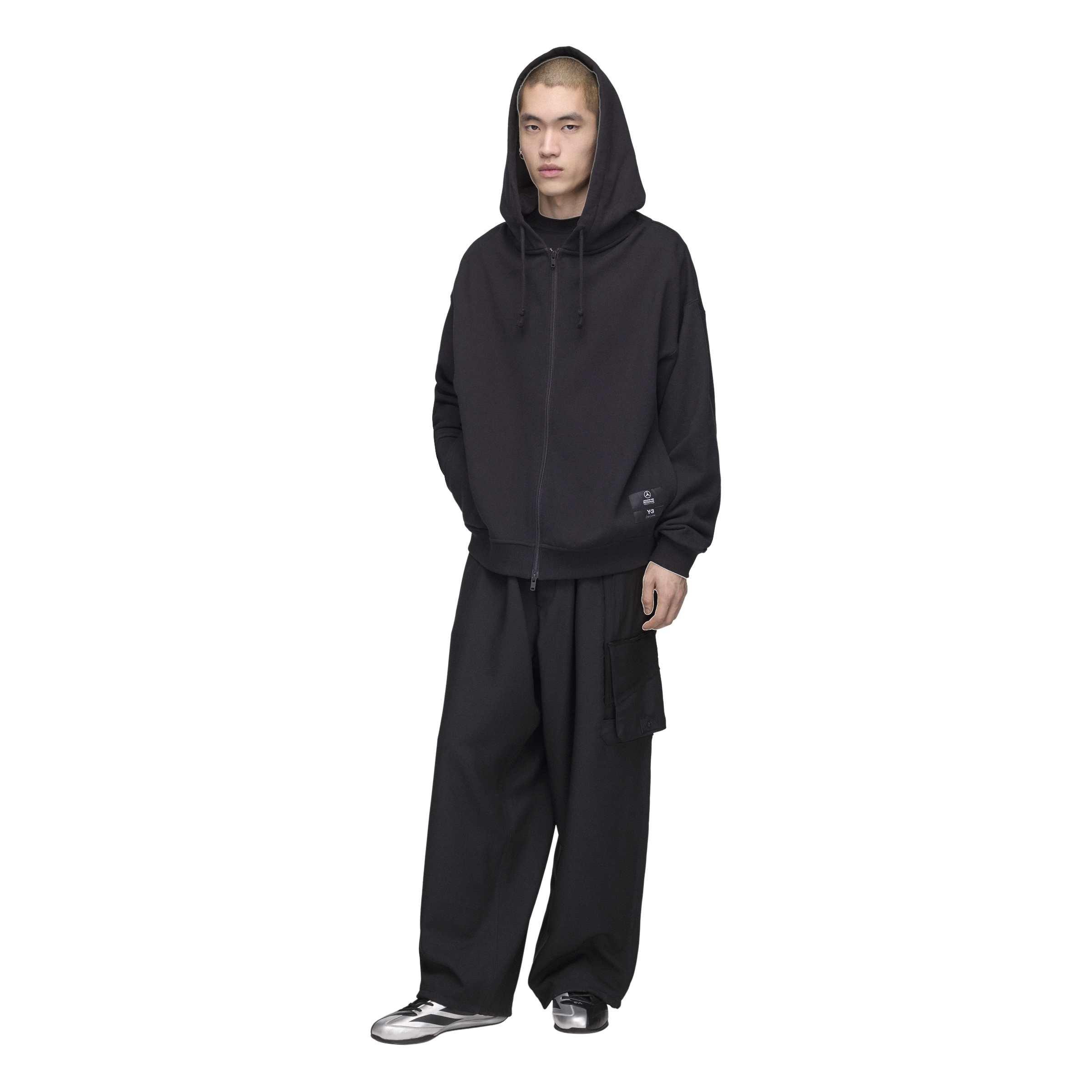Black - Y3 - Men's F1 Zip Hoodie - 7