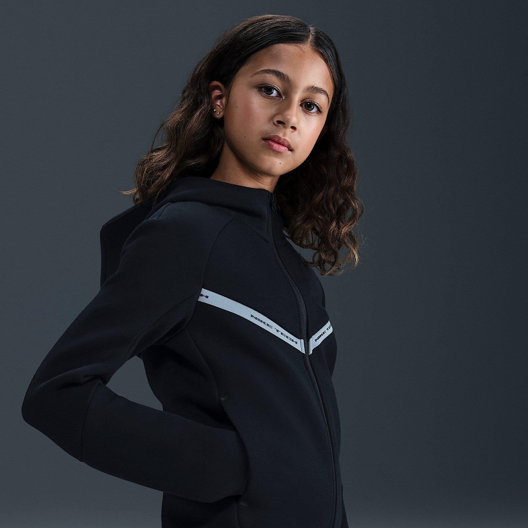 Black - Nike - Nike Tech Fleece Zip Jn64 - 2