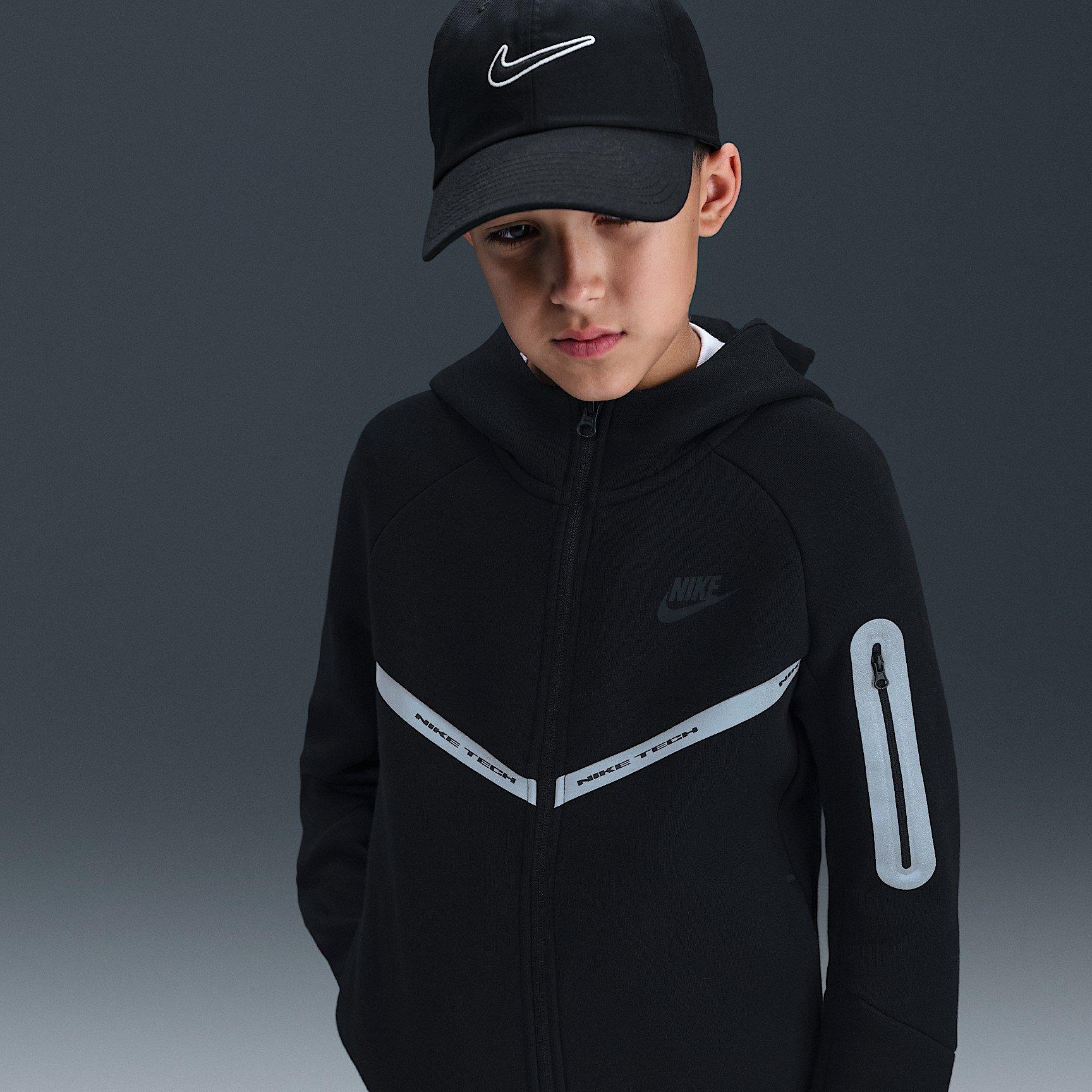 Black - Nike - Nike Tech Fleece Zip Jn64 - 3
