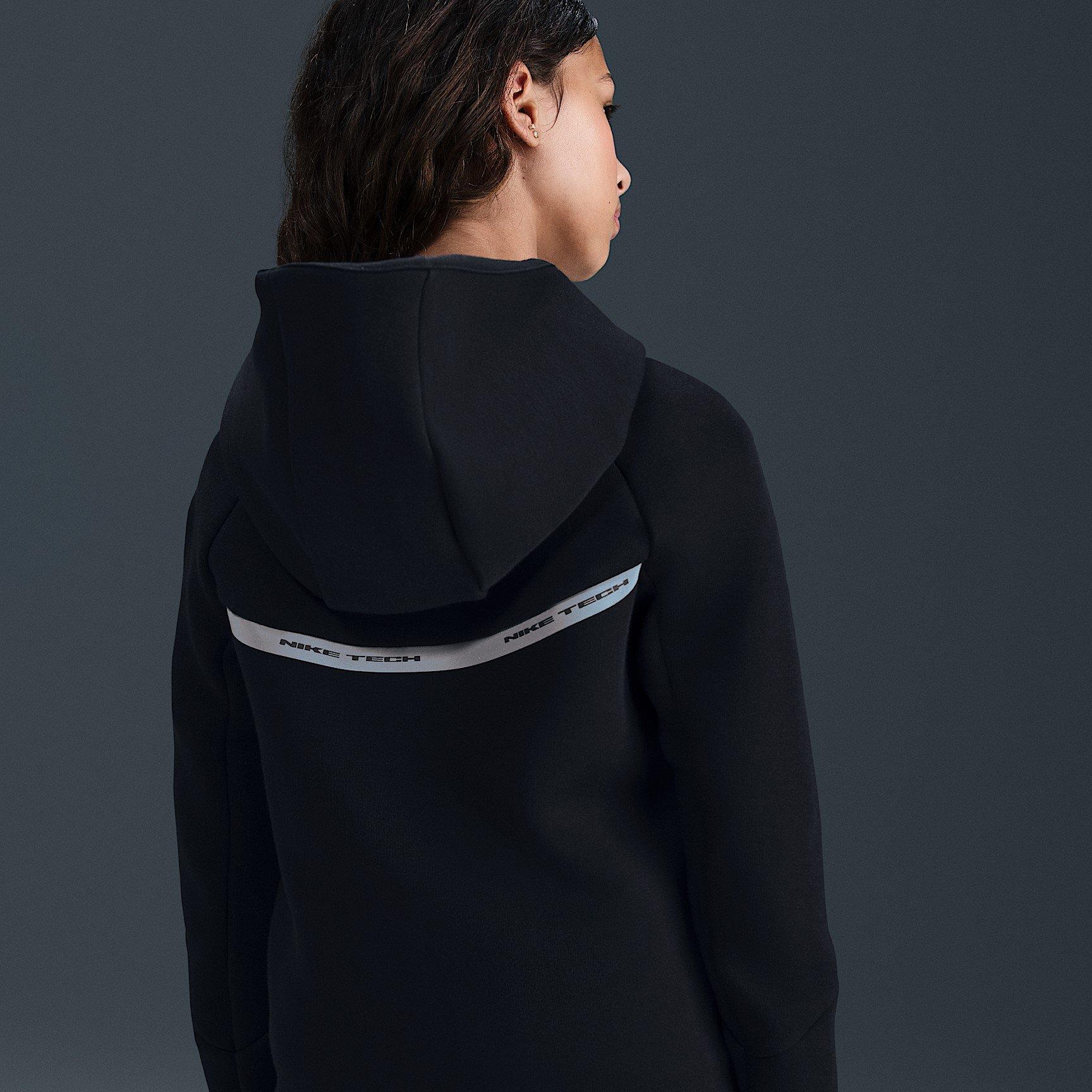 Black - Nike - Nike Tech Fleece Zip Jn64 - 4