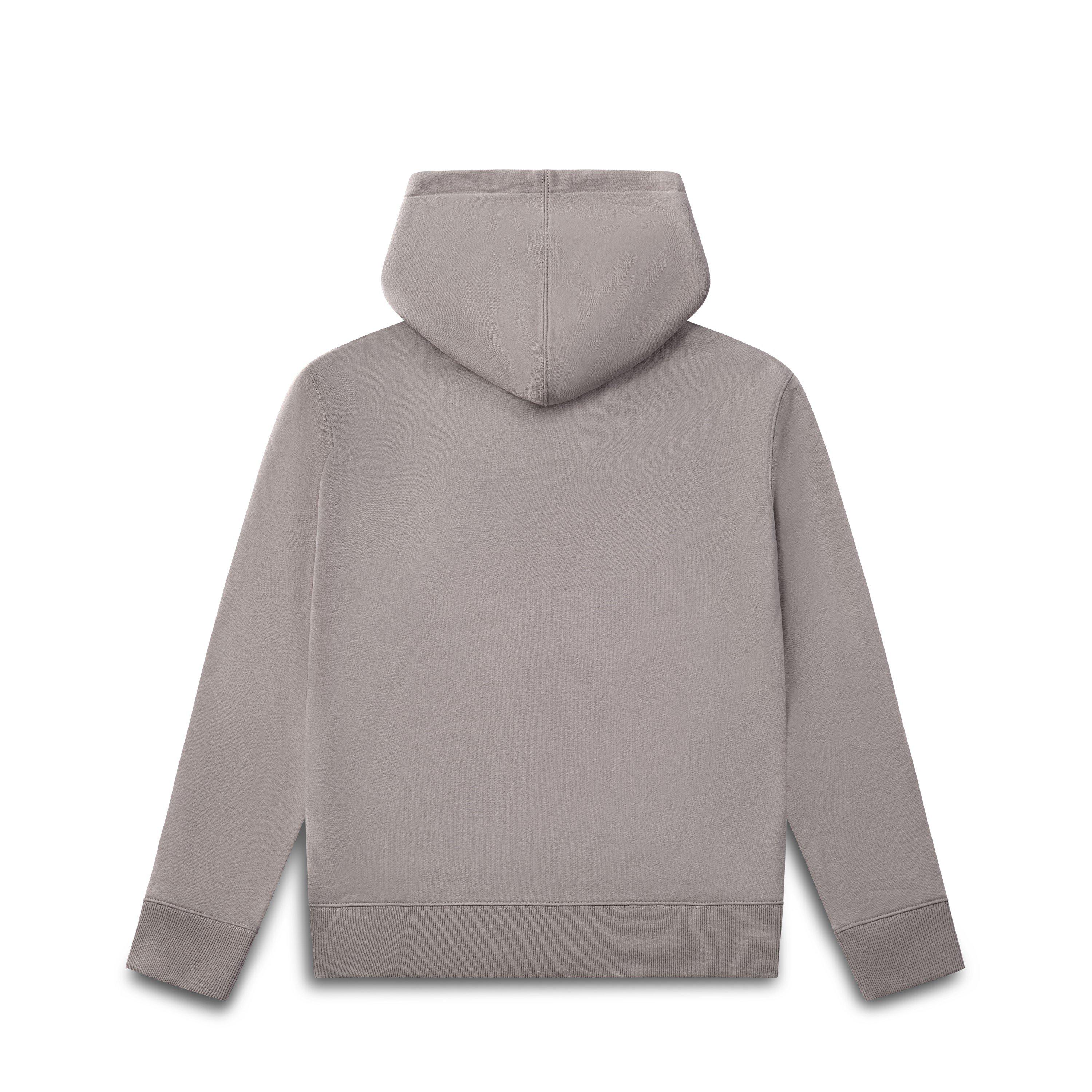 Grey - Christian Rose - Men's Left Chest Paint Splat Plate Over the Head Hoodie - 2
