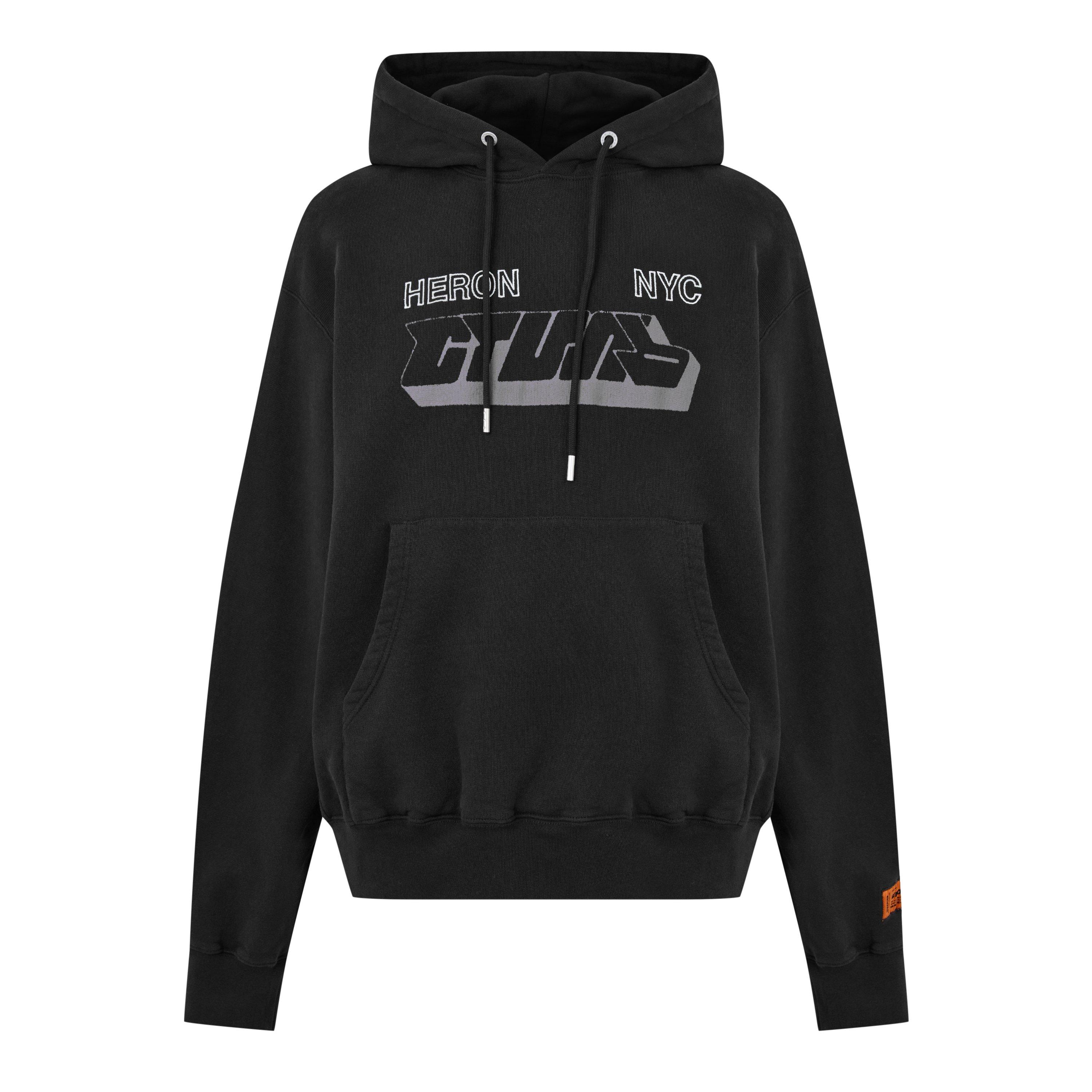 Black/Grey - Heron Preston - Men's Spray Hoodie - 5