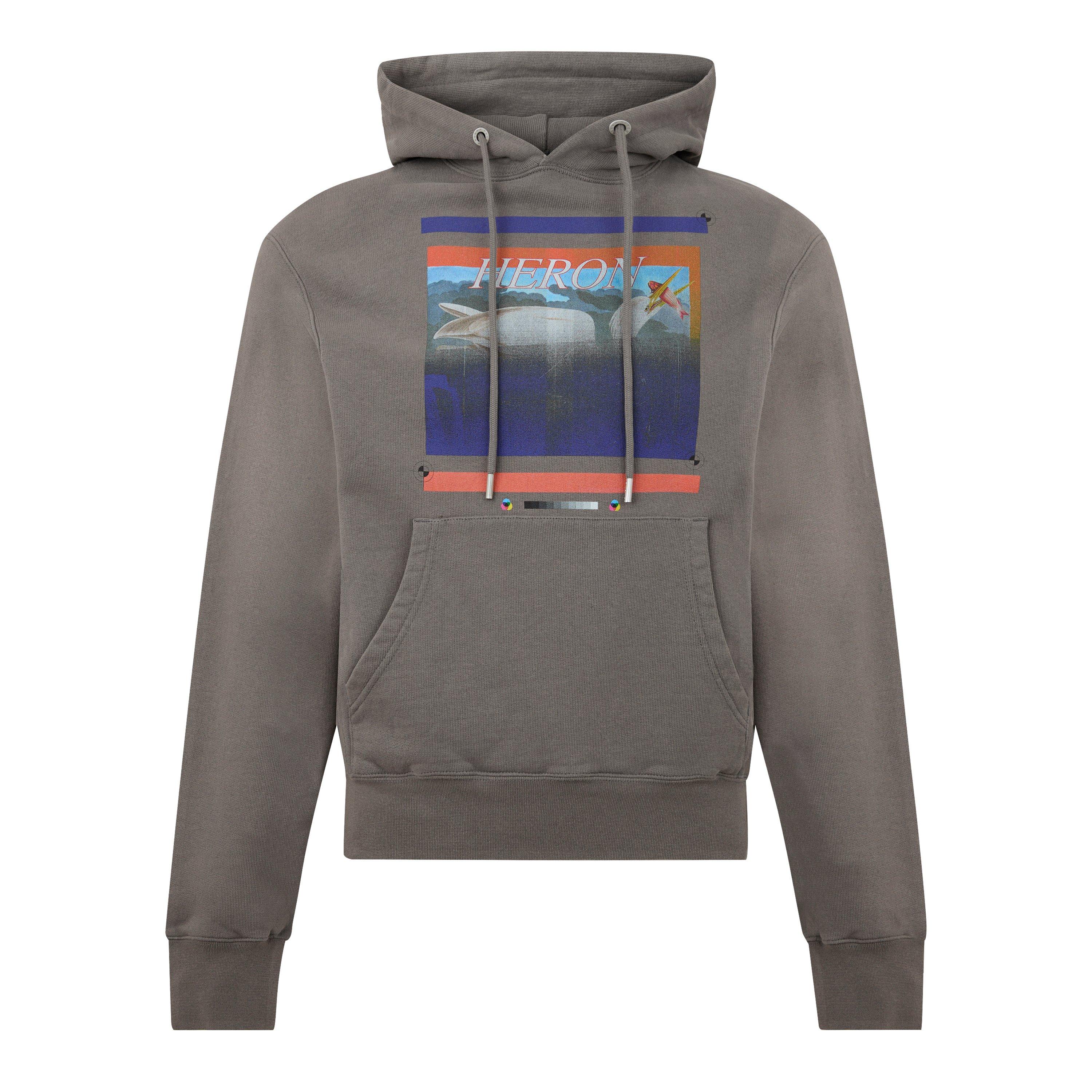 Grey/Navy - Heron Preston - Misprinted Hoodie - 5