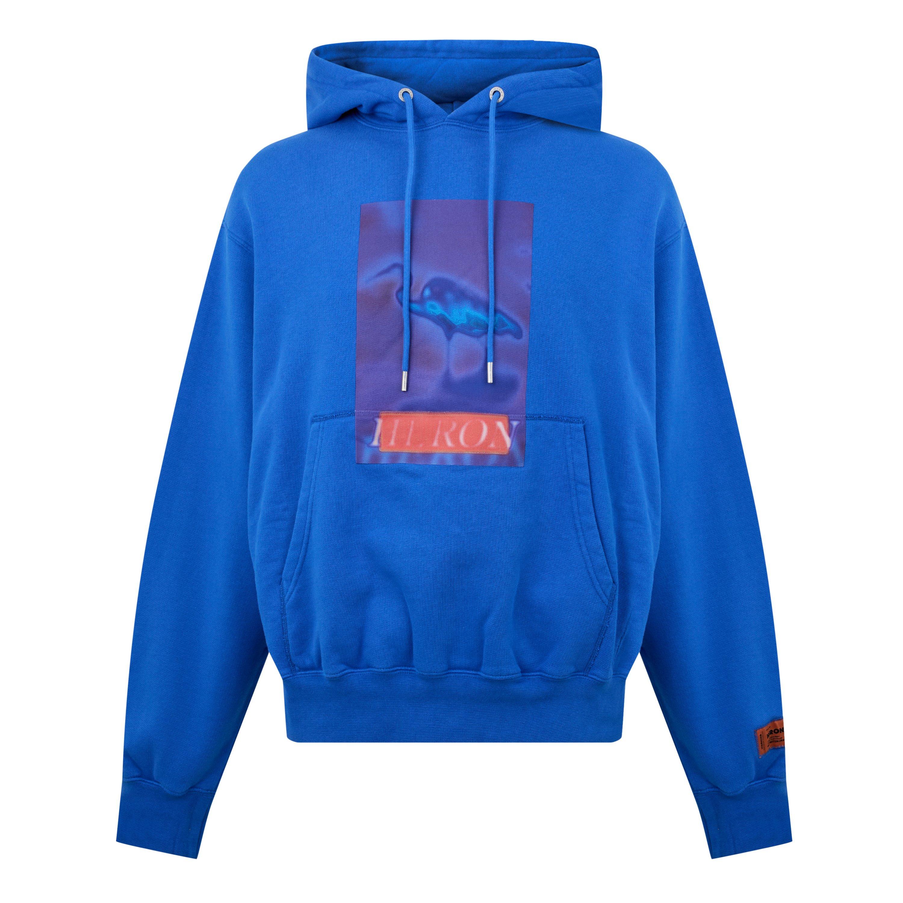 Navy - Heron Preston - Men's Censored Hoodie - 1