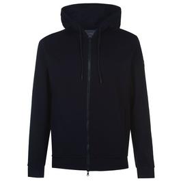 Paul And Shark Patch Zip Through Hoodie