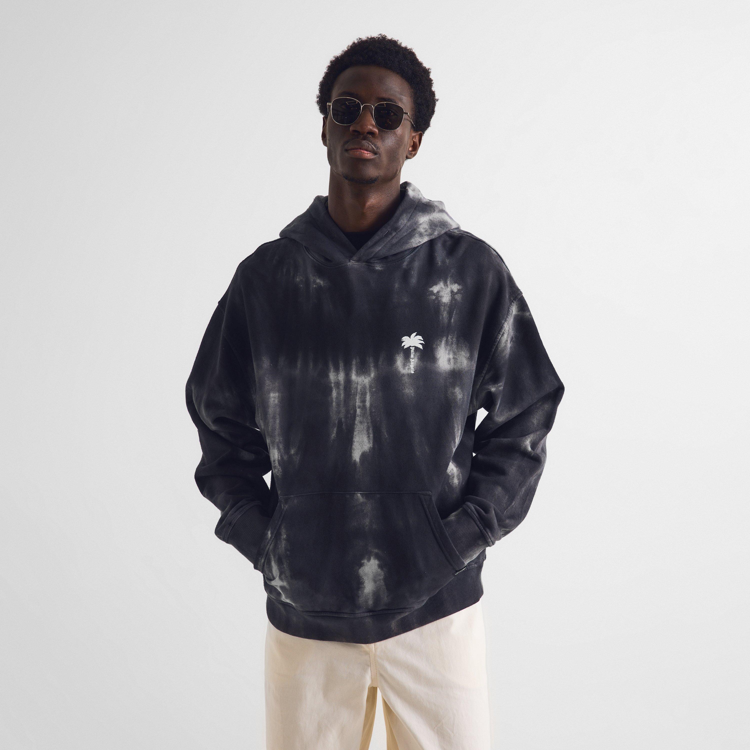 Black - Palm Angels - Mens x Hi Ibiza Tie Dye Hoodie - 3