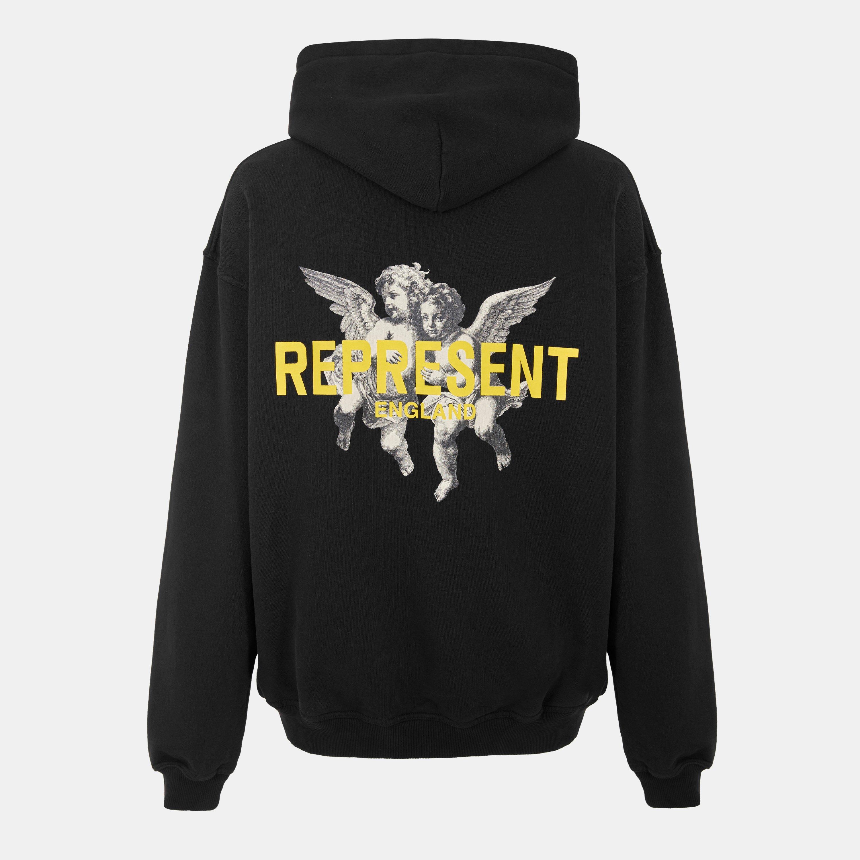 Jet Black - Represent - Men's Over the Head Hoodie - 2