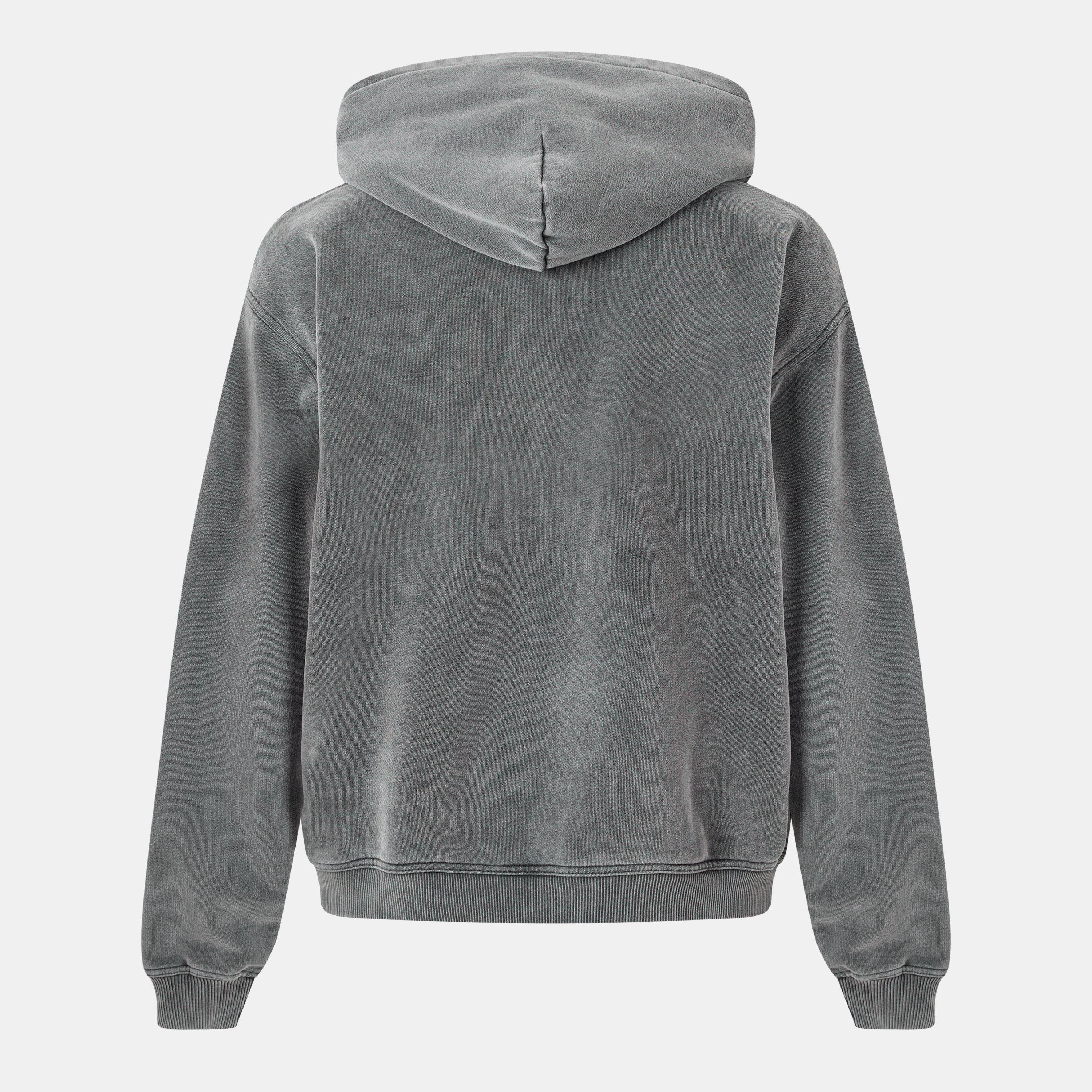 After Dark - Represent - Men's Rep Script Logo Zipped Hoodie, Soft Cotton - 2