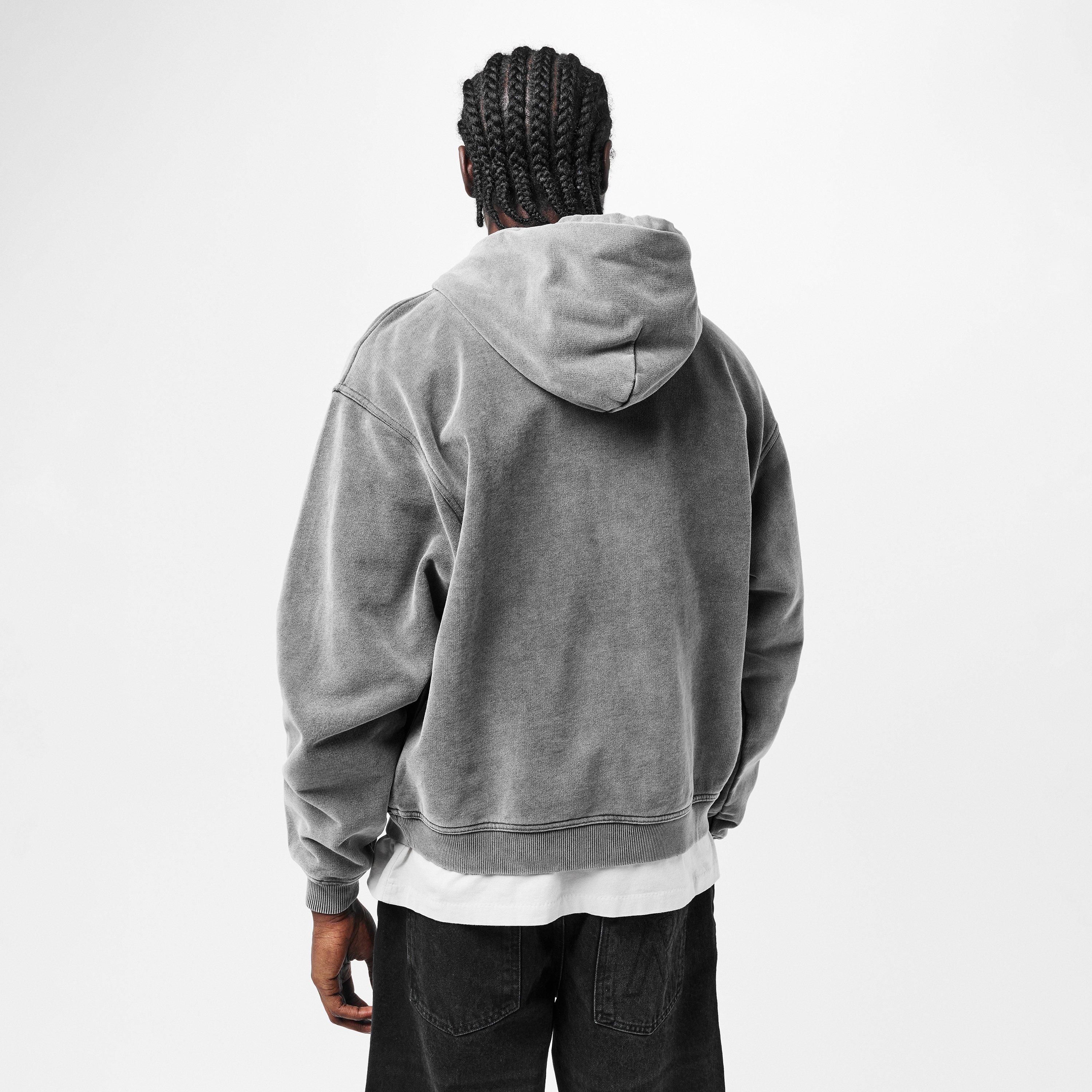 After Dark - Represent - Men's Rep Script Logo Zipped Hoodie, Soft Cotton - 4