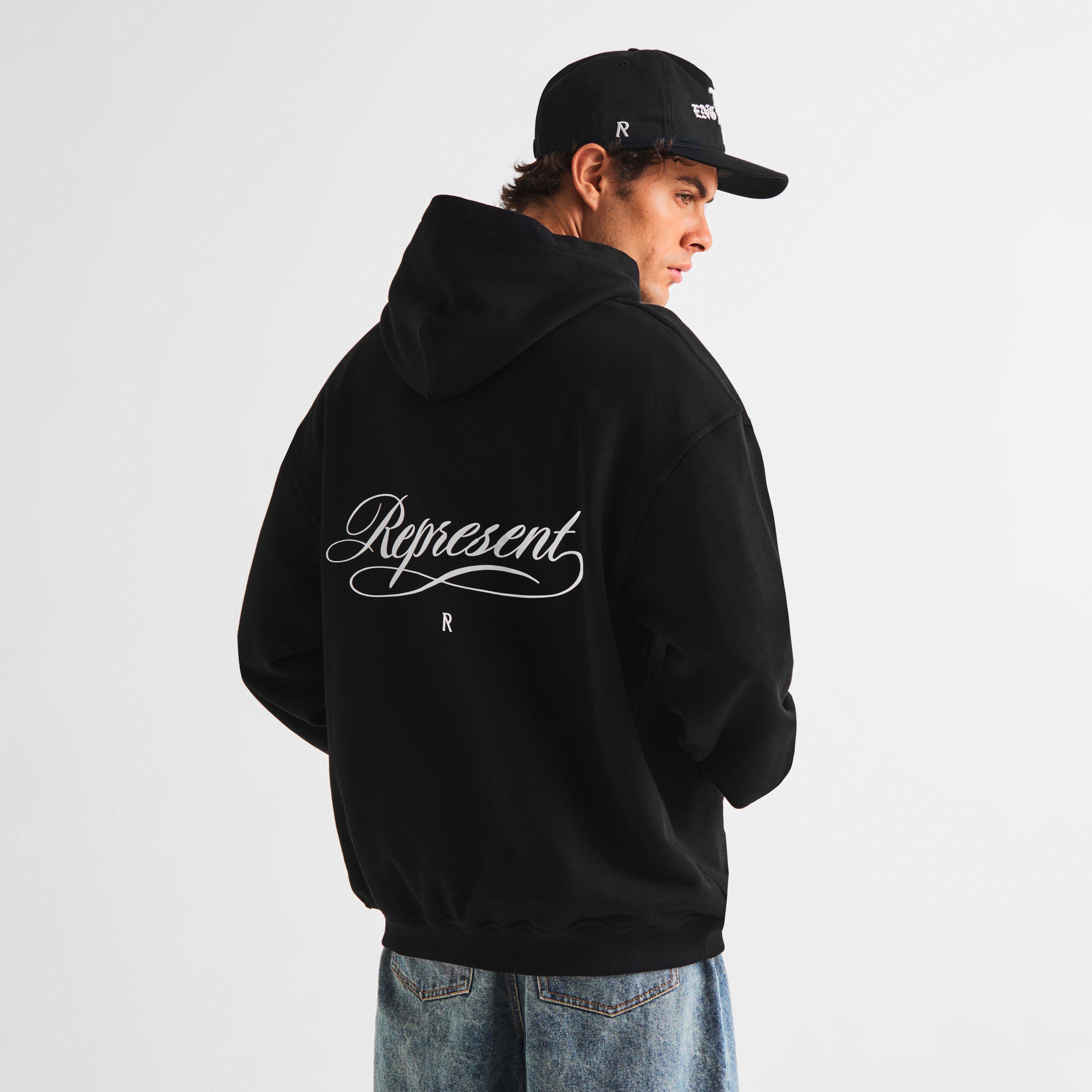 Black - Represent - Men's Overhead Hoodie - 4