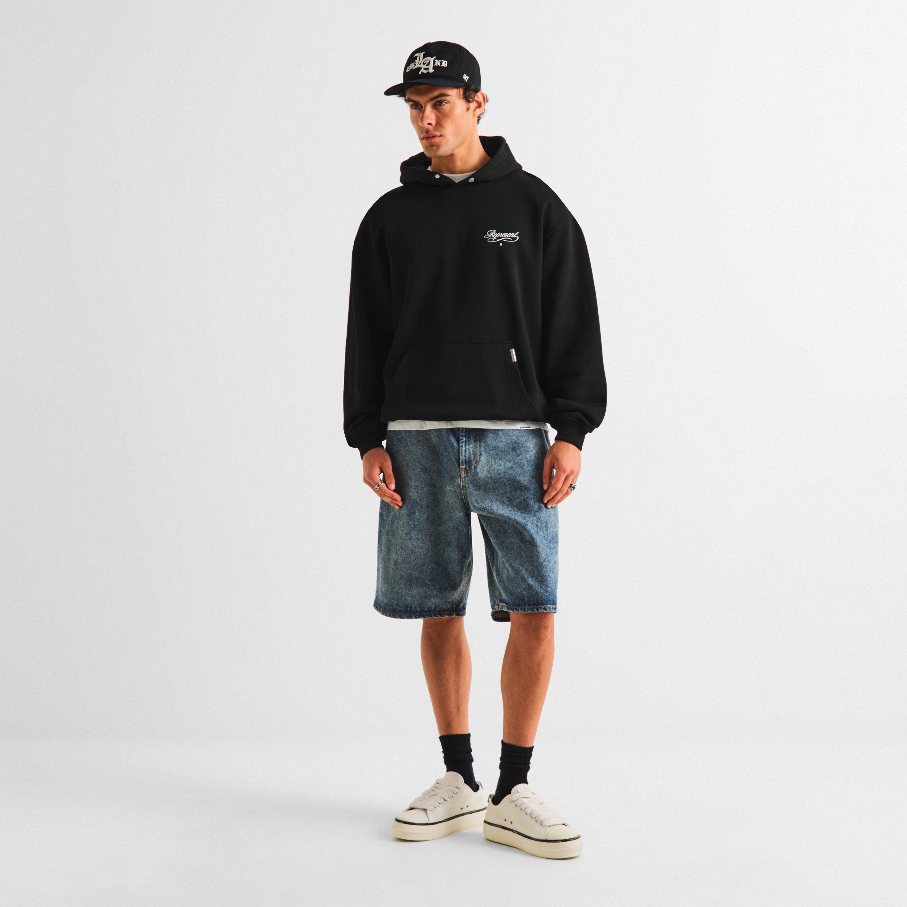 Black - Represent - Men's Overhead Hoodie - 6