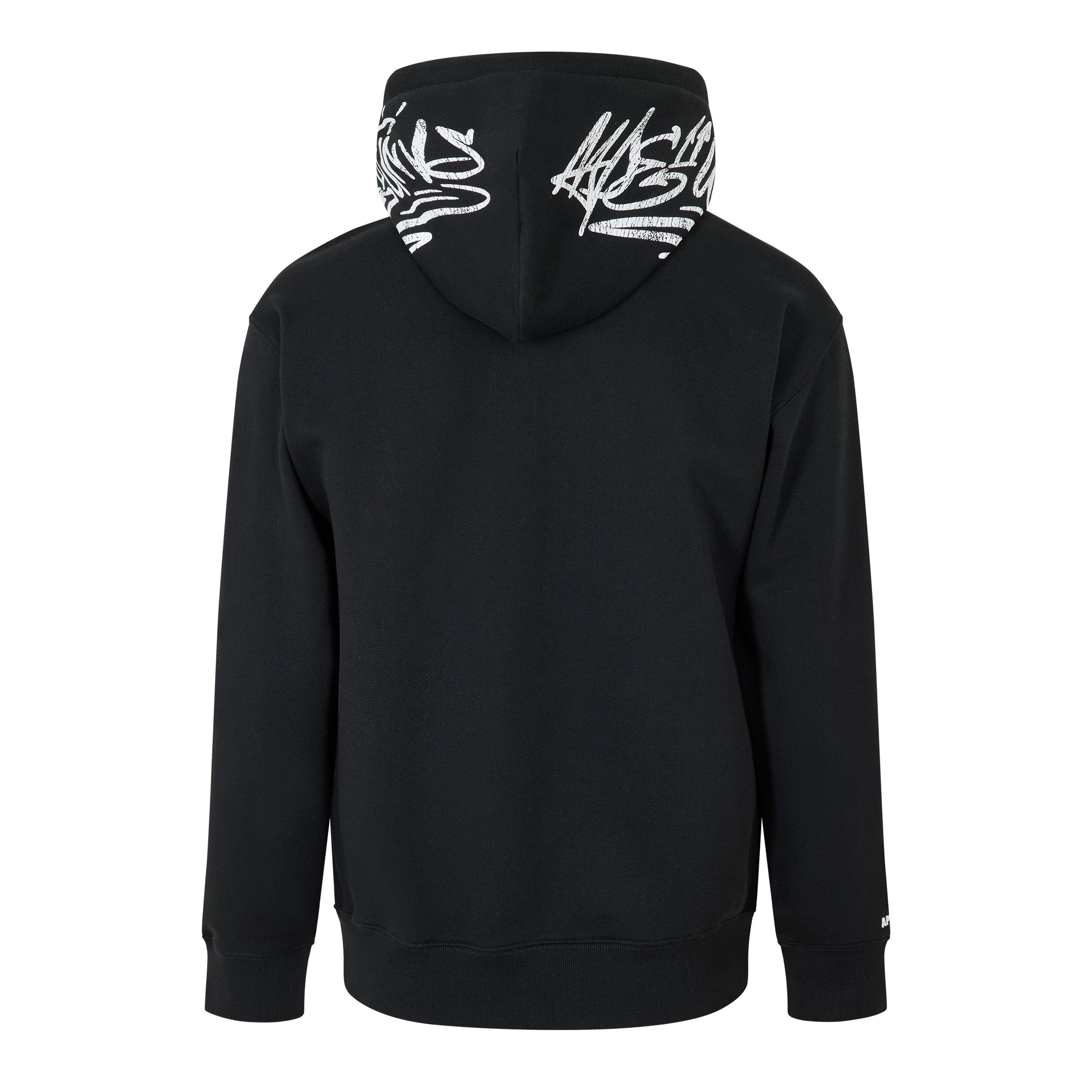 Black - AAPE - AAPE UNVS Zip Hd Sn54 - 2