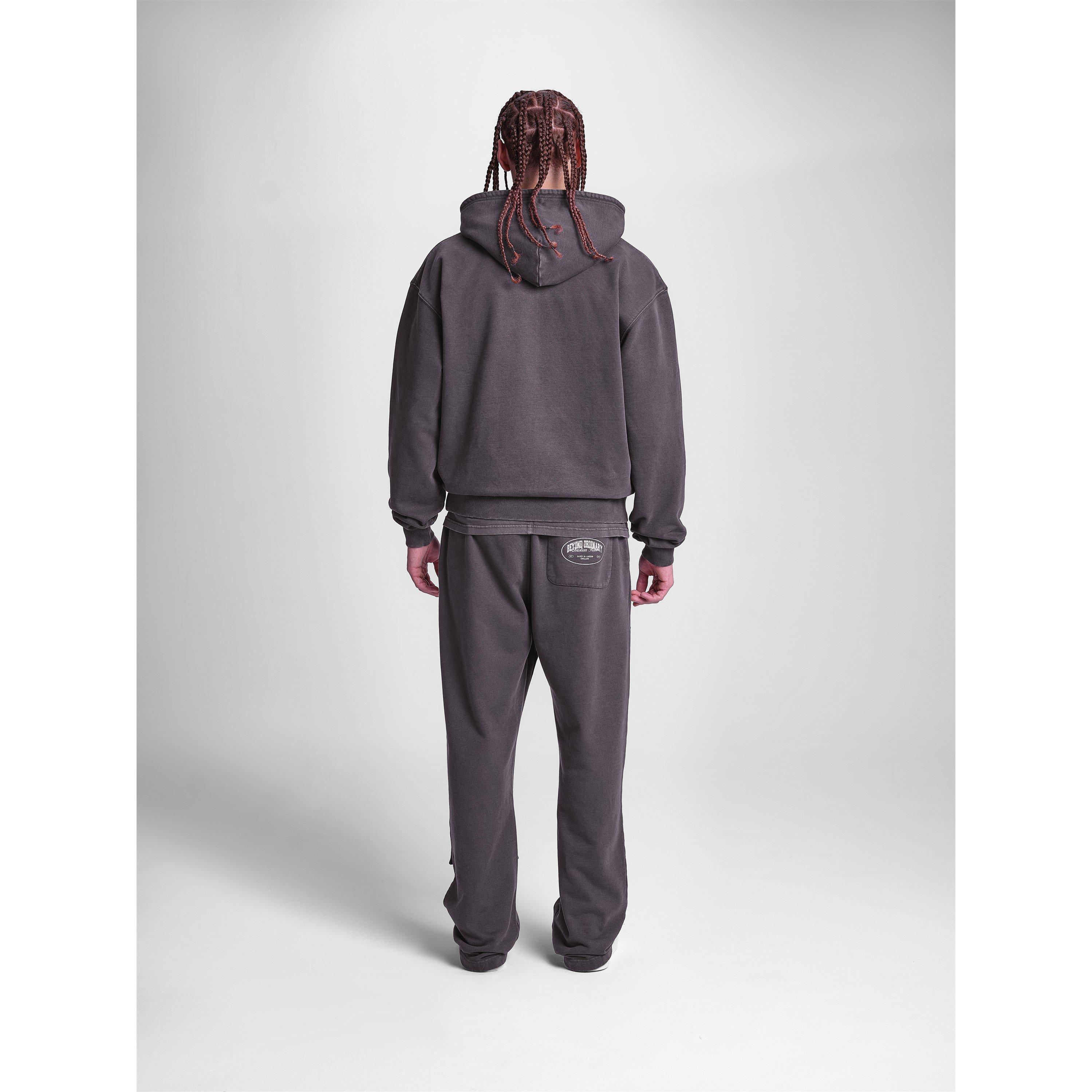 Black - Christian Rose - Men's Beyond Ordinary Embroidered Zip Hoodie - 3