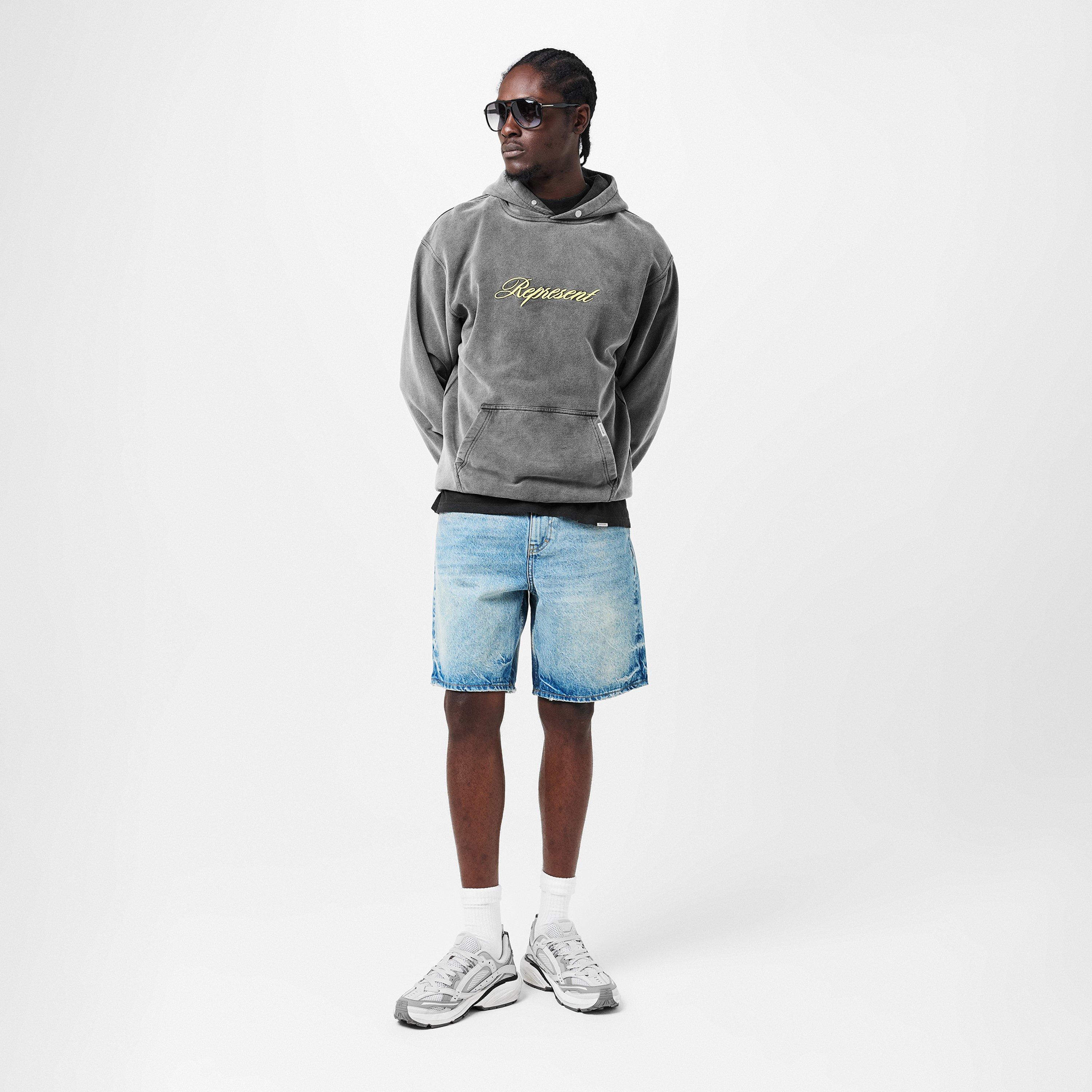 After Dark - Represent - Men's Script Over The Head Cotton Hoodie, Soft Construction - 6