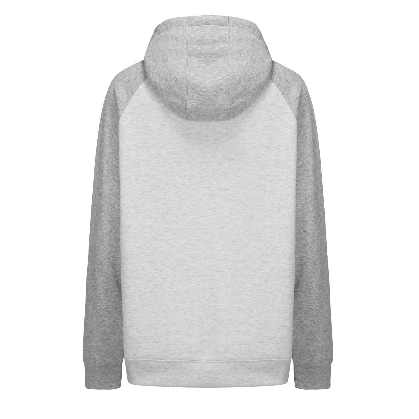Ice Marl/Grey - Slazenger - Fleece Contrast Hoodie Mens - 2