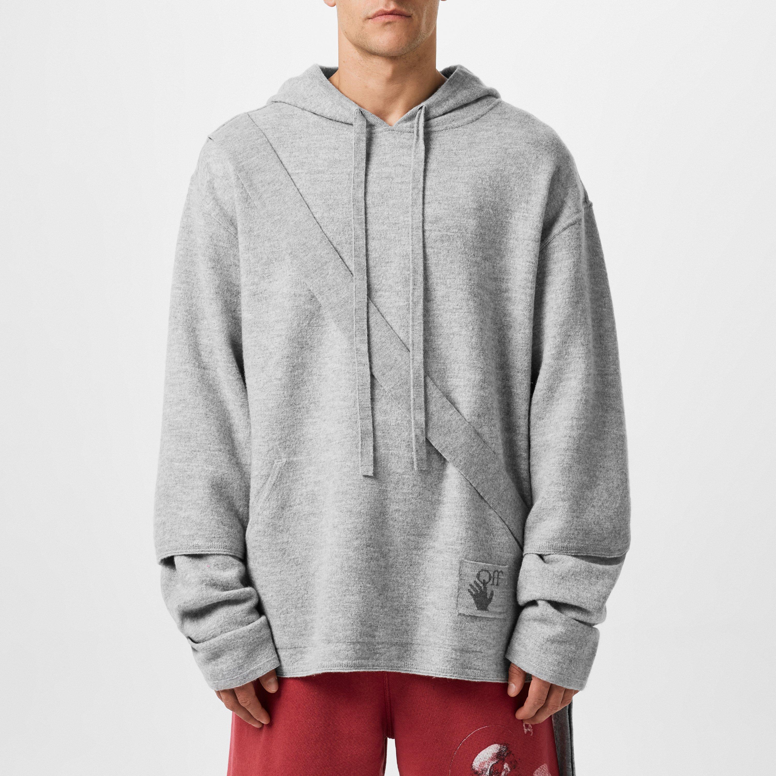 *p(R)ojectR® Simply Logo Patchi Hoodie Off White | Easybreezy Logo Patch Hoodie | OTH Hoodies