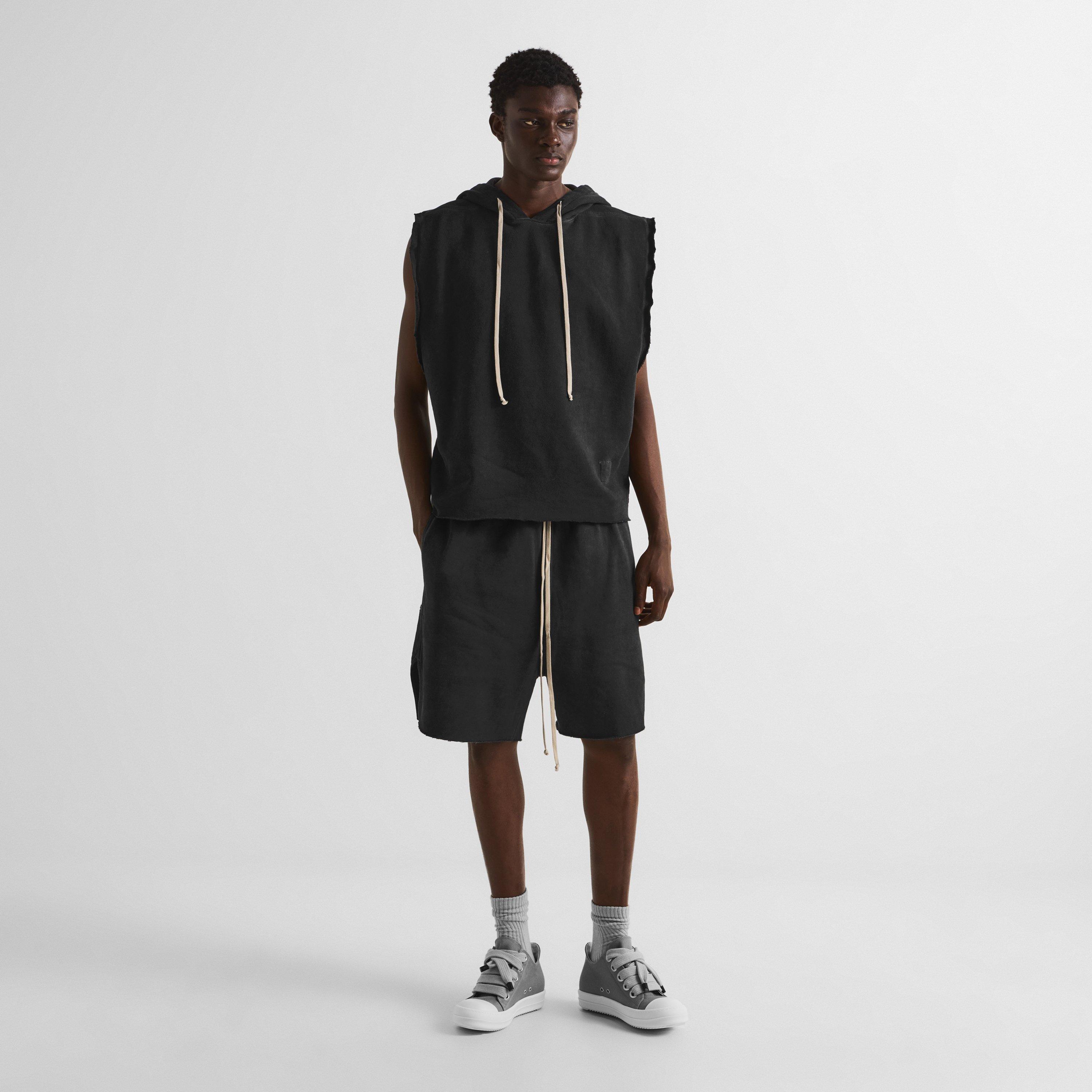 Faded Black - Rick Owens Drkshdw - Rick DS Hooded Tunic Sn63 - 1