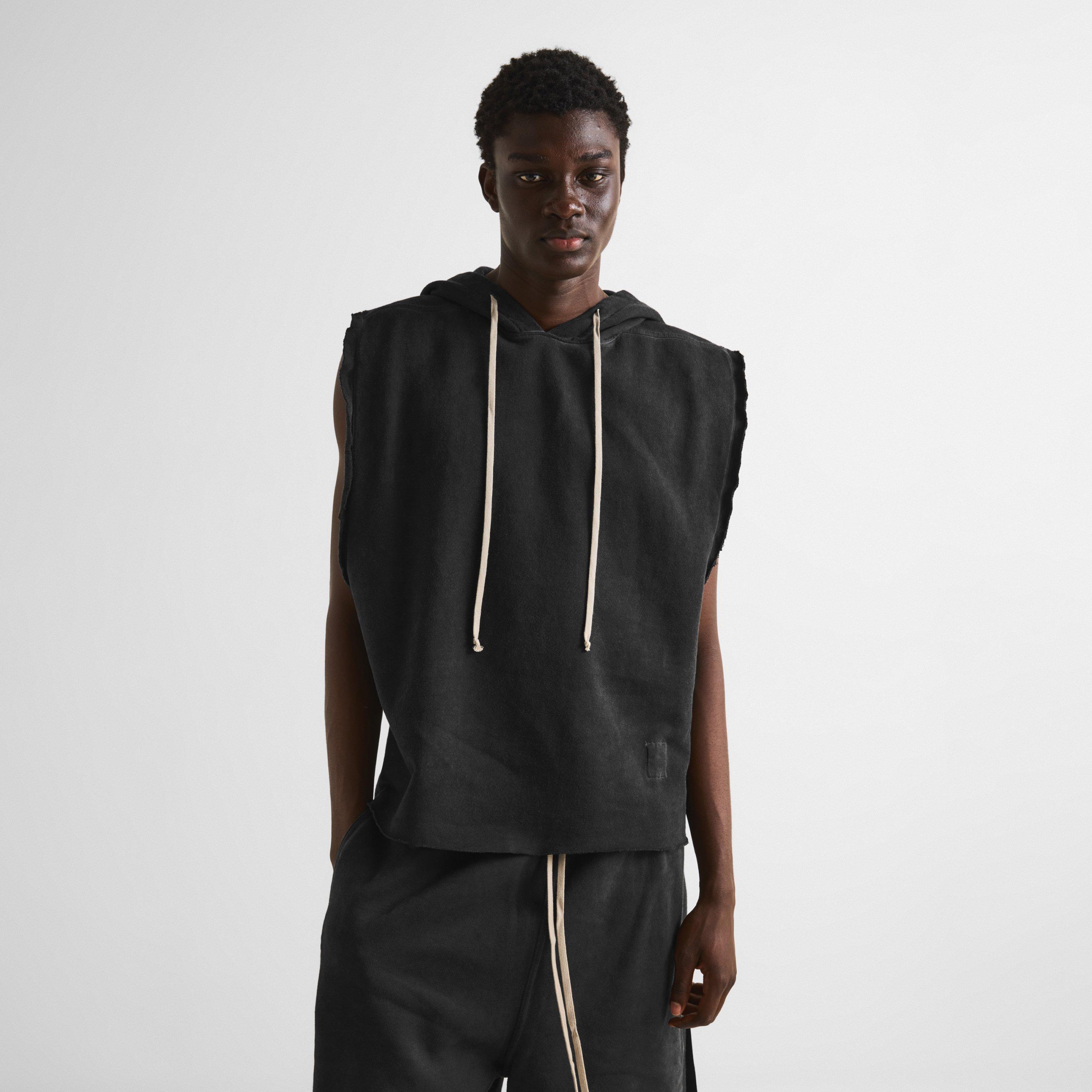 Faded Black - Rick Owens Drkshdw - Rick DS Hooded Tunic Sn63 - 2