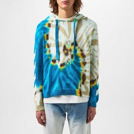 Off White Diag Tie Dye Hoodie