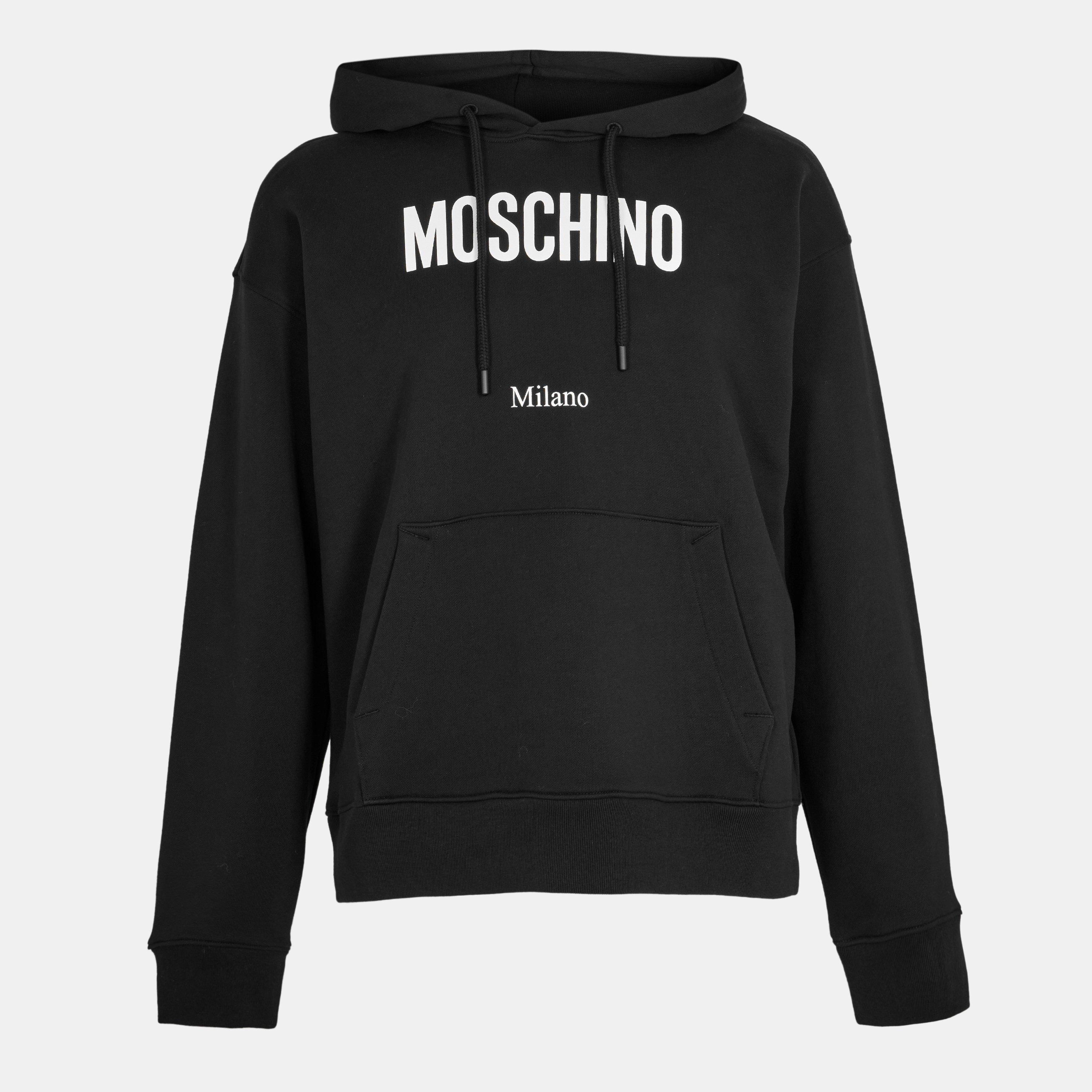 Moschino Men's Milano Pull Over Hoodie - Black - L