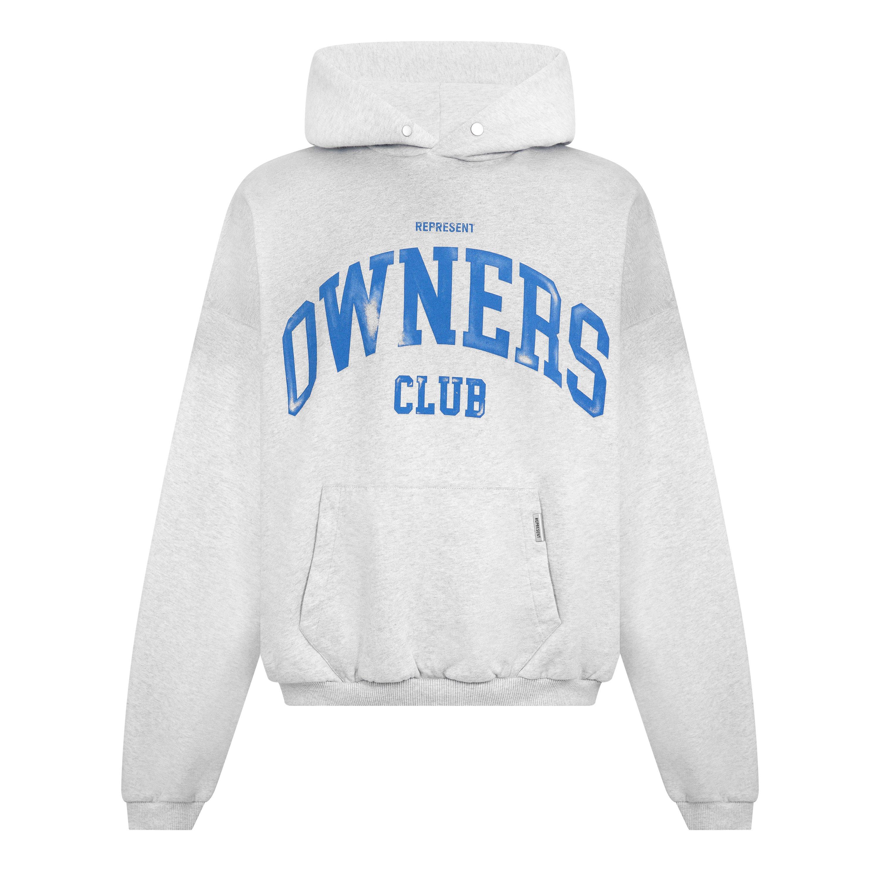Represent Men's Owners Pull Over Hoodie - Sprayed Grey - S