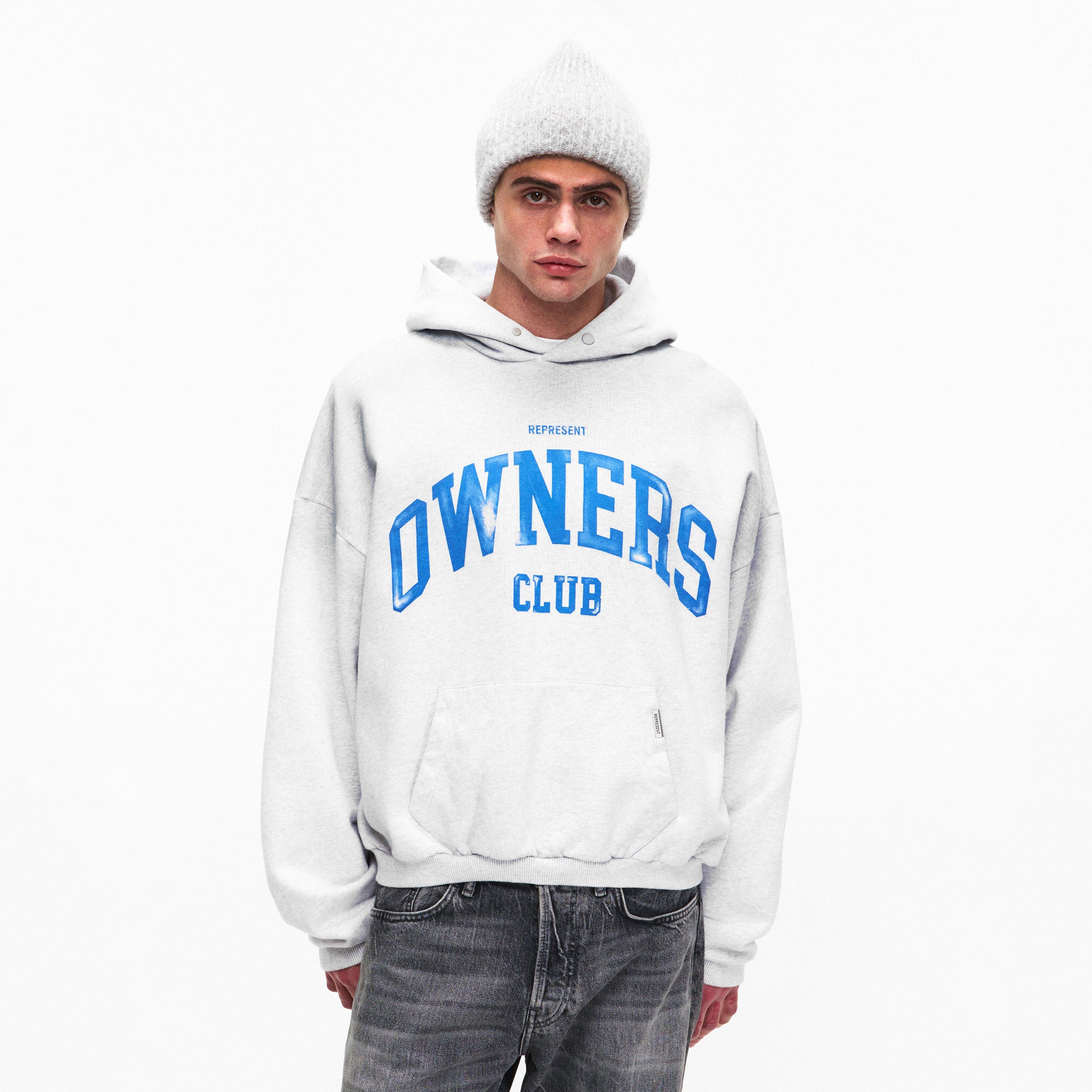 Sprayed Grey - Represent - Men's Owners Pull Over Hoodie - 3