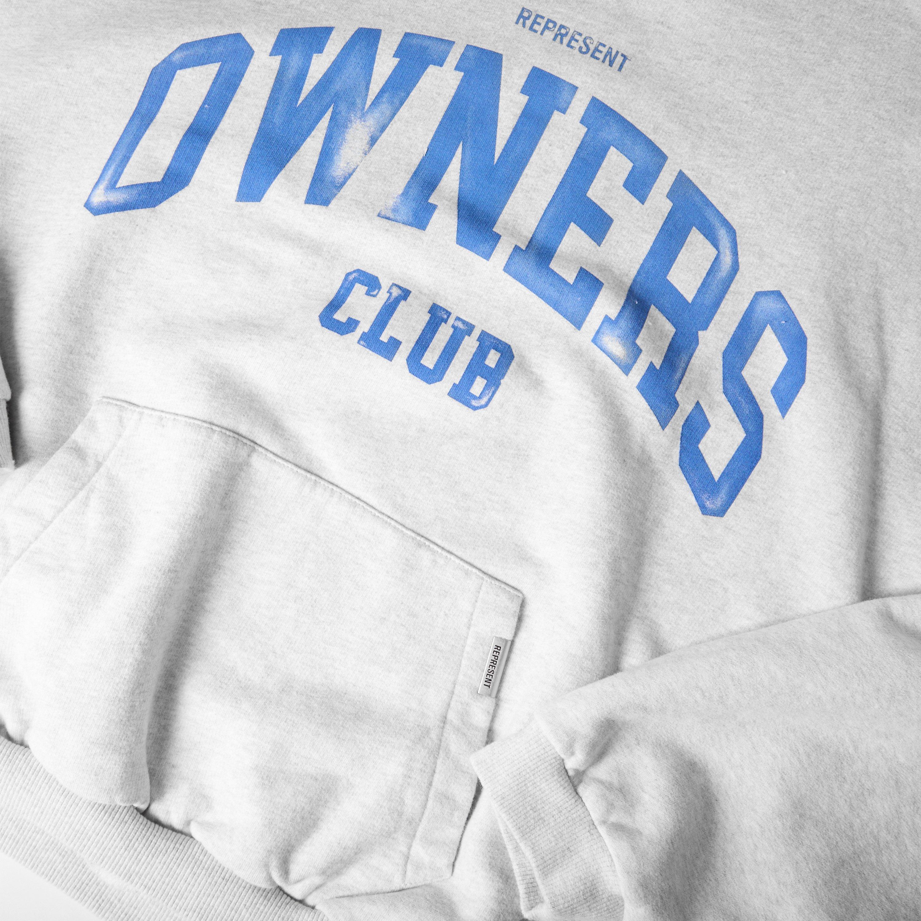 Sprayed Grey - Represent - Men's Owners Pull Over Hoodie - 5