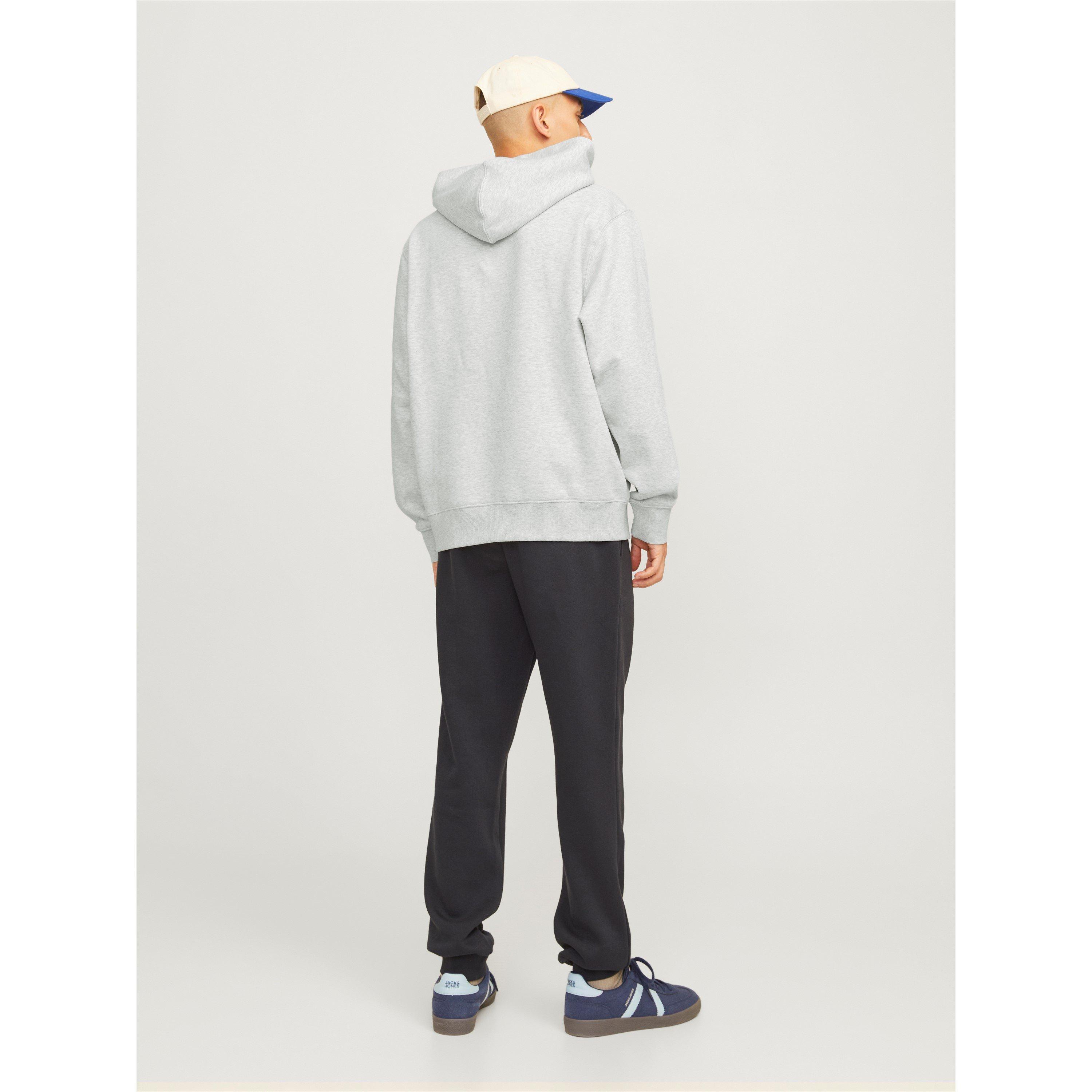 White Melange - Jack and Jones - Urban Edge 400 GSM Hoodie Mens - 2