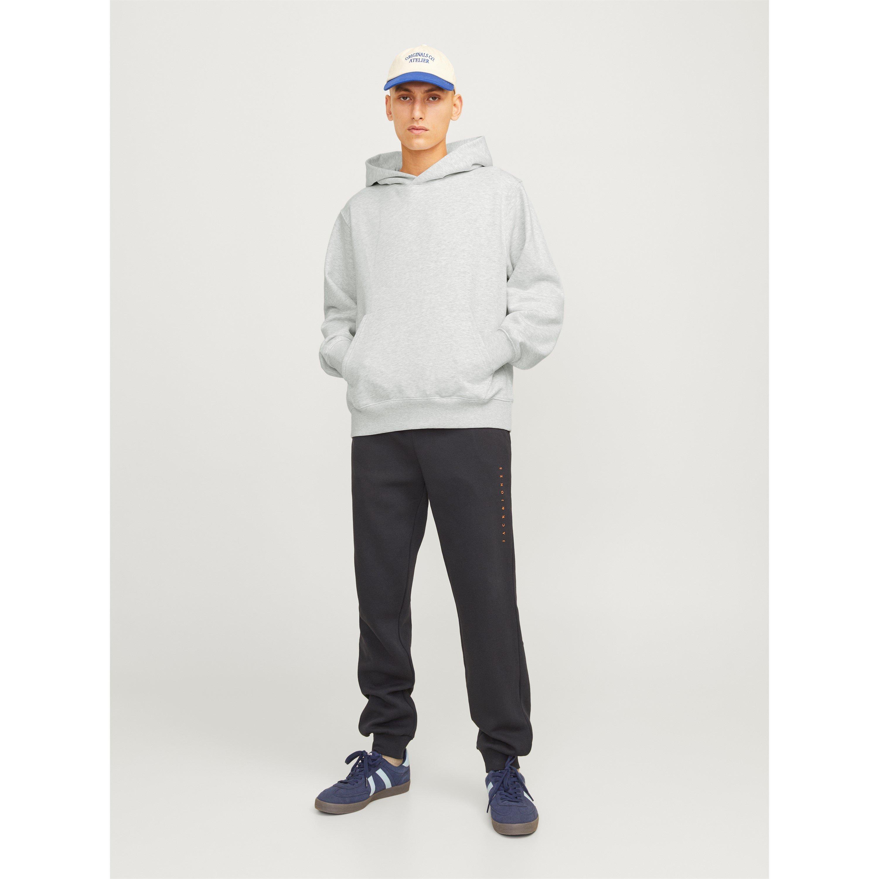 White Melange - Jack and Jones - Urban Edge 400 GSM Hoodie Mens - 3
