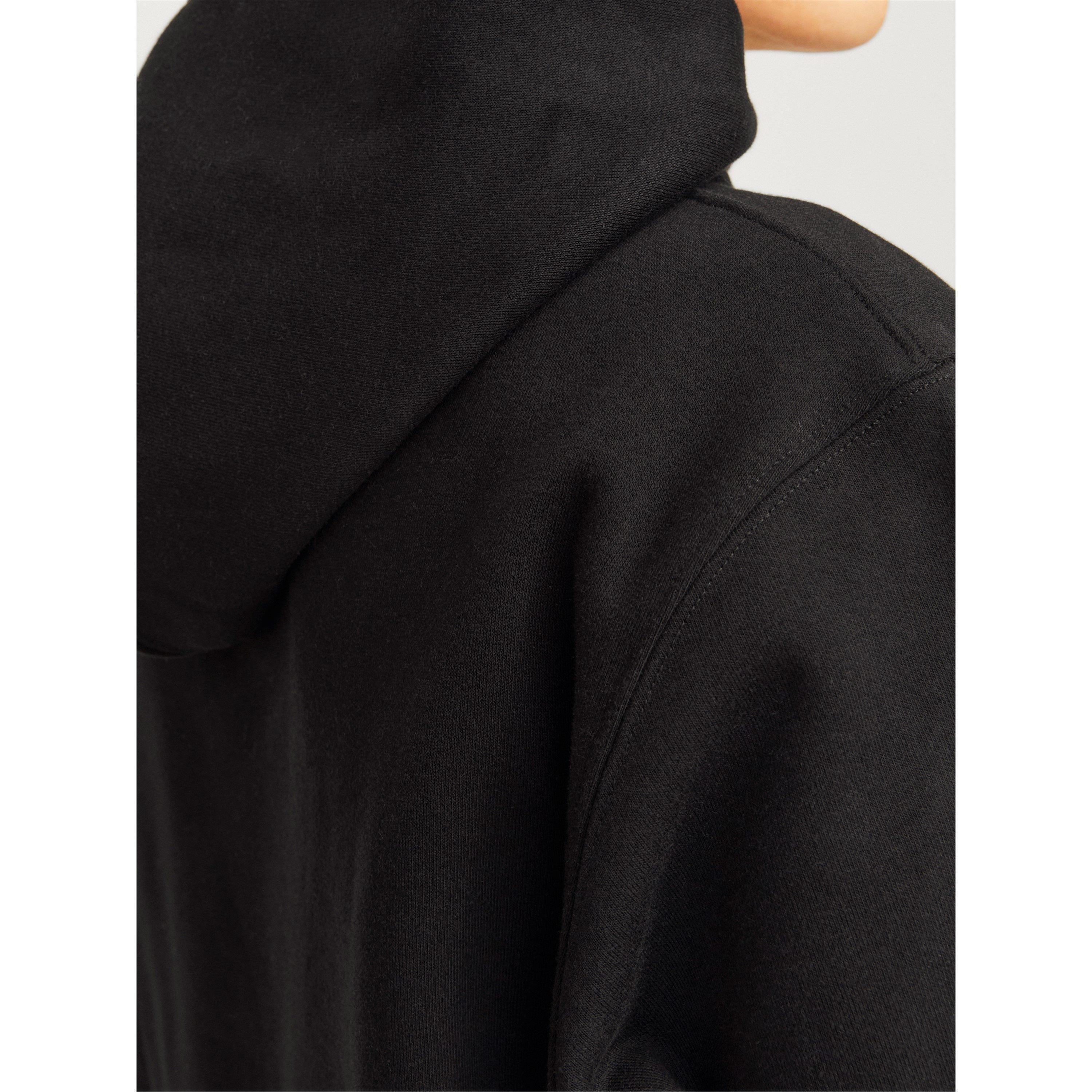 Black - Jack and Jones - Urban Edge 400 GSM Hoodie Mens - 3