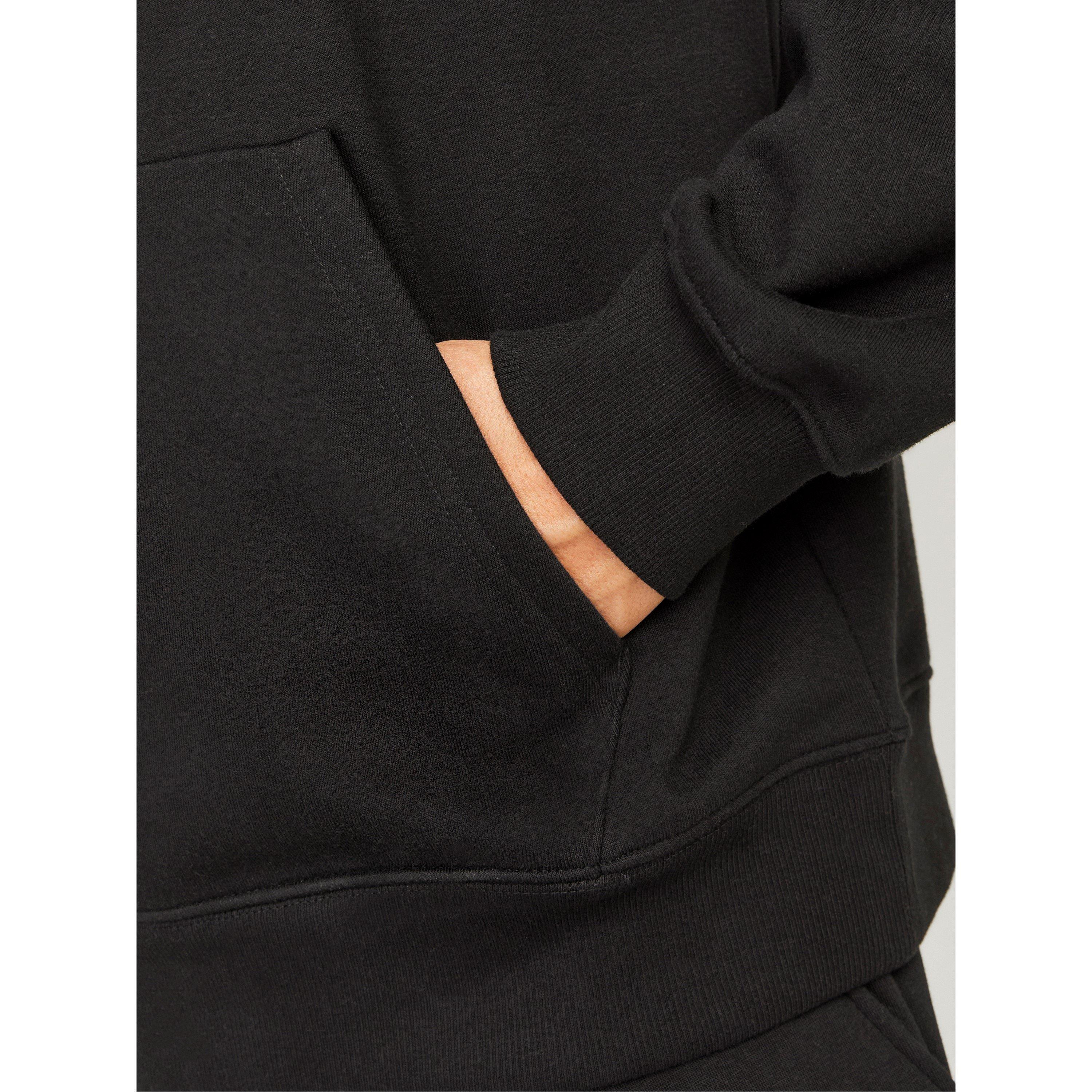 Black - Jack and Jones - Urban Edge 400 GSM Hoodie Mens - 4