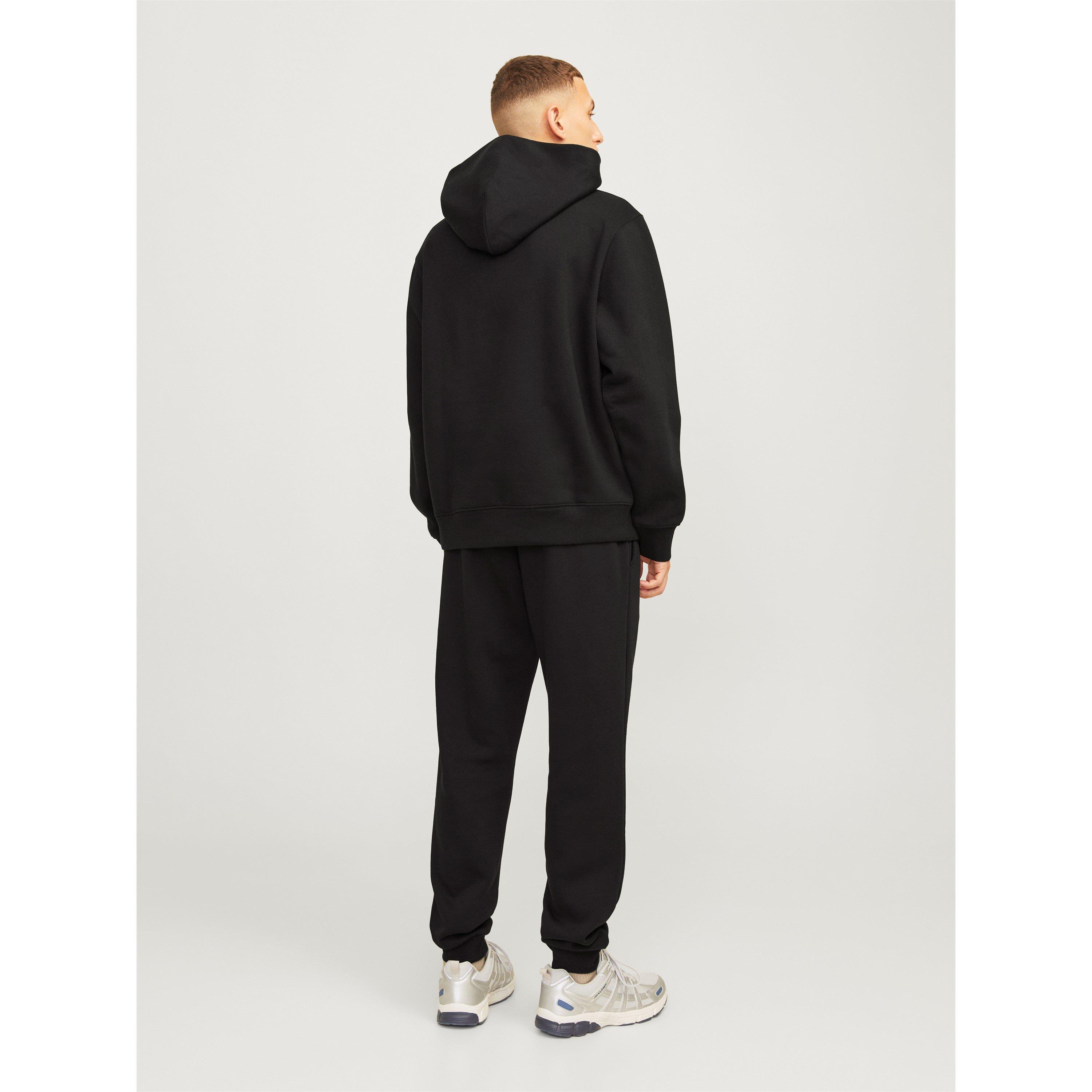 Black - Jack and Jones - Urban Edge 400 GSM Hoodie Mens - 5