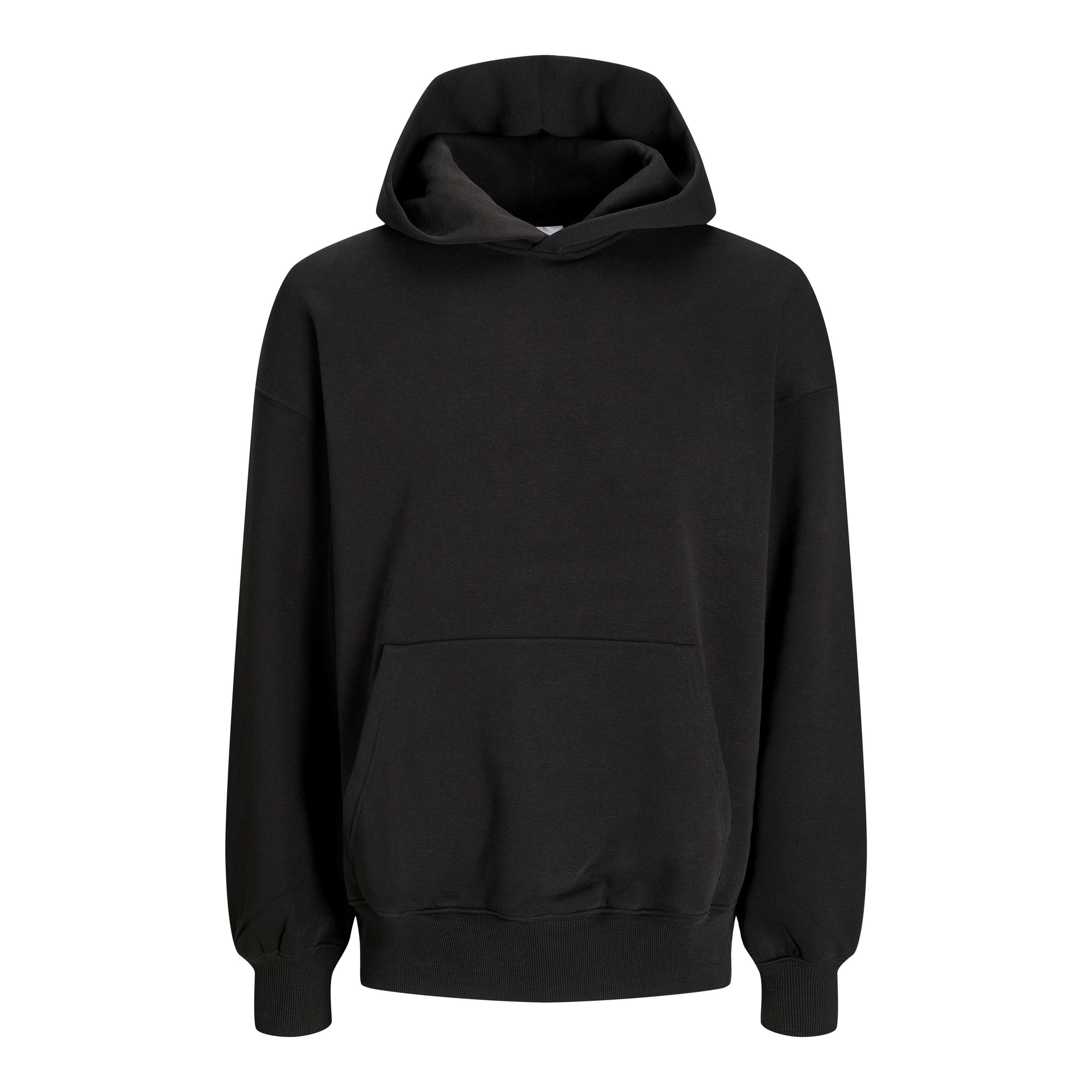 Black - Jack and Jones - Urban Edge 400 GSM Hoodie Mens - 6