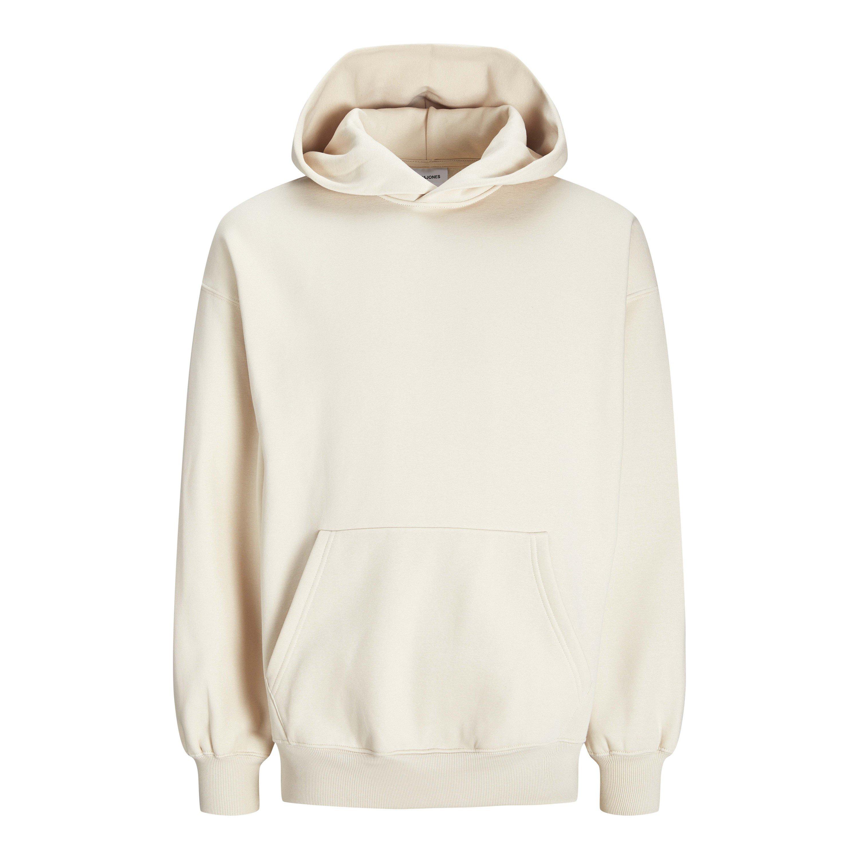 Jack And Jones Men's Urban Edge 400 Gsm Hoodie - Moonbeam - M